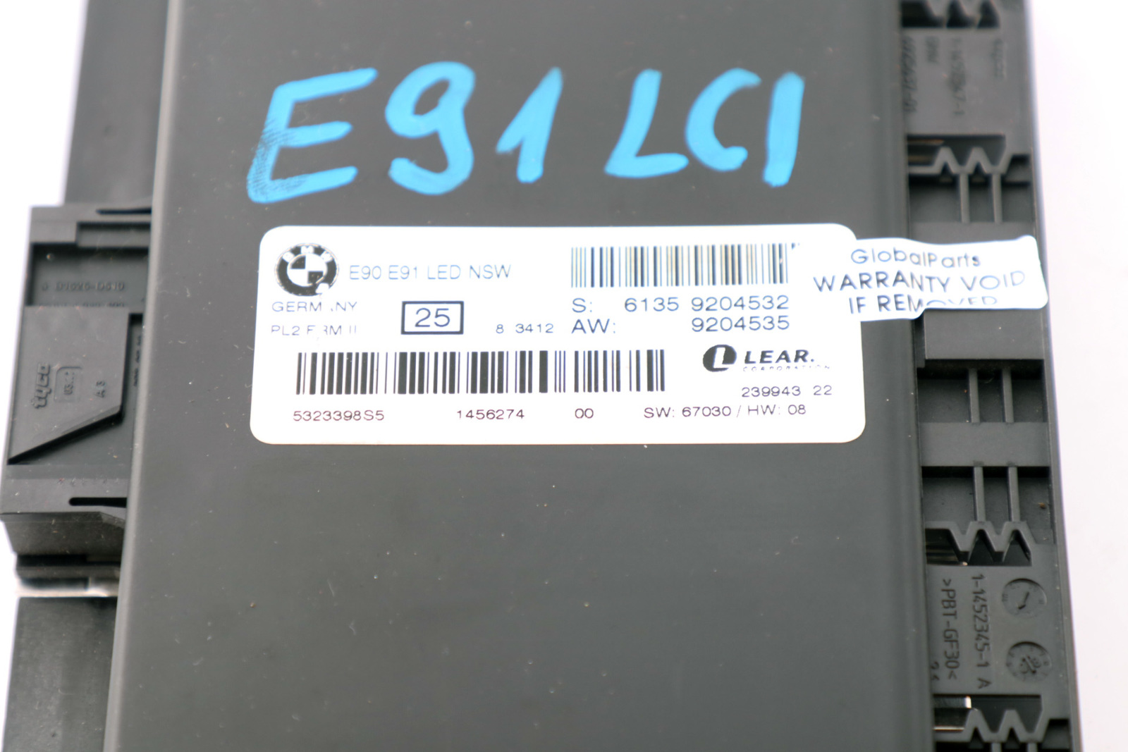 BMW 3 Reihe E91 LCI ECU LED NSW Lichtmodul-Steuergeraet PL2 FRM II 9204532