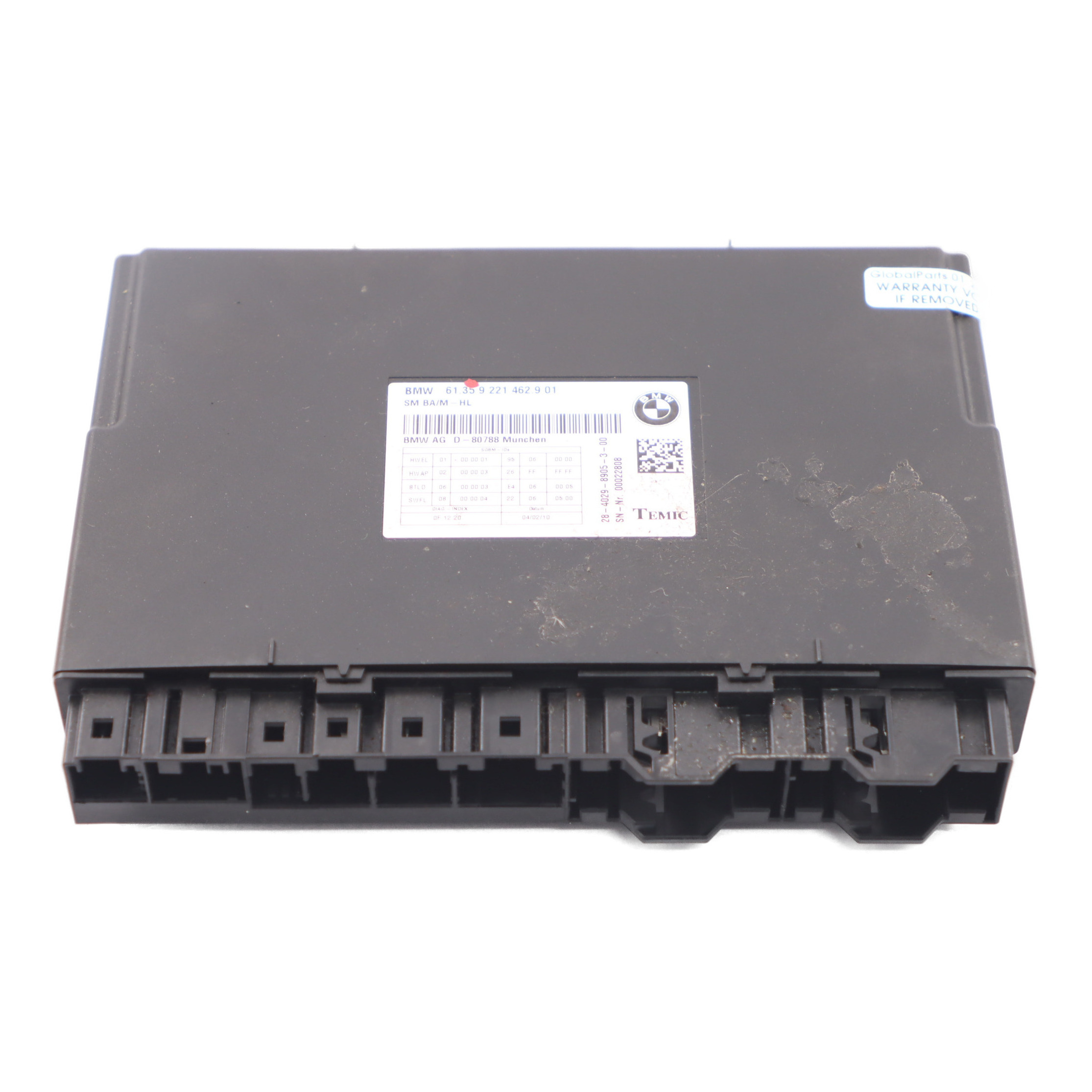 BMW F01 Vordersitz Steuergerät Modul ECU Links Temic 9221462