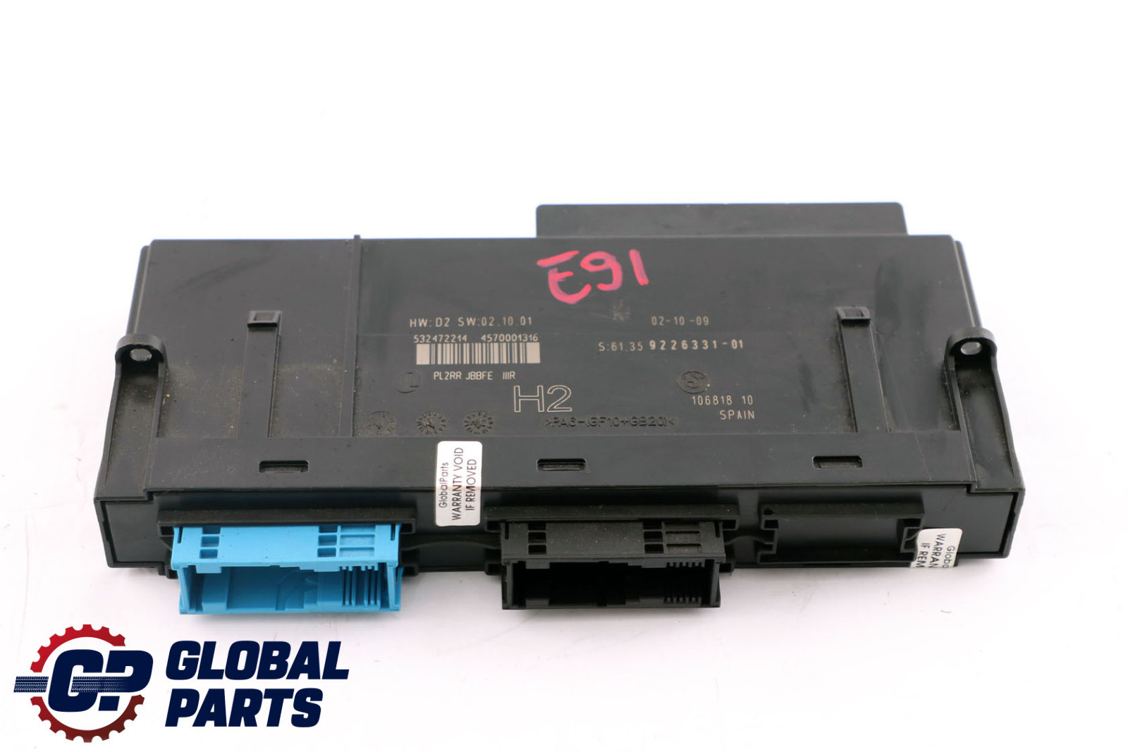 BMW E91 ECU Körper Steuerung  Modul Einheit H2 61359226331 9226331