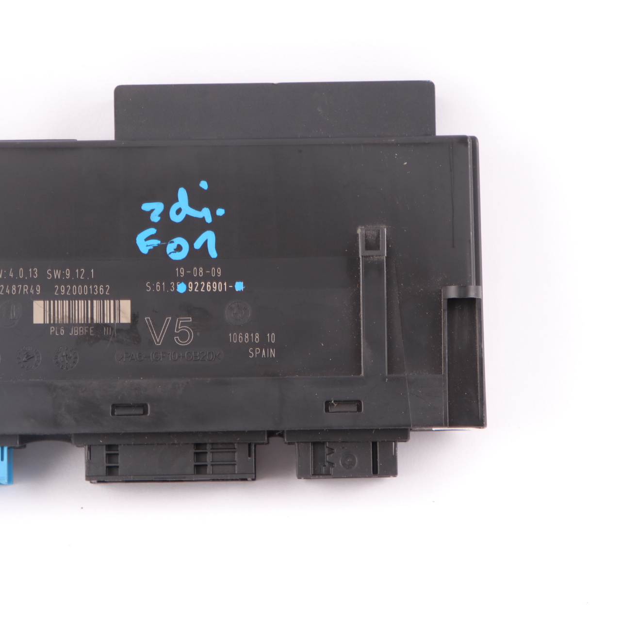 Karosserie steuerungs modul BMW F01 ECU Junction Box PL6 JBBFE III 3 9226901