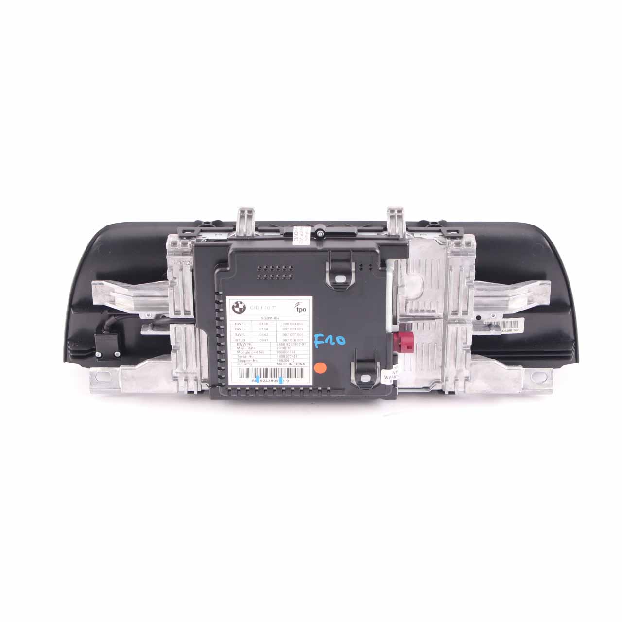 Zentrale Informationsanzeige BMW F10 F11 LCI Boardmonitor Bildschirm 7" 9243896