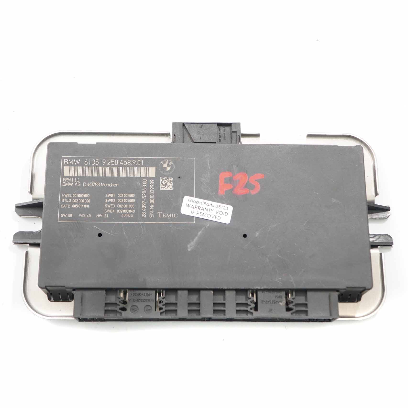 BMW X3 F25 Fußraumleuchte Modul Steuergerät ECU FRM3 9250458