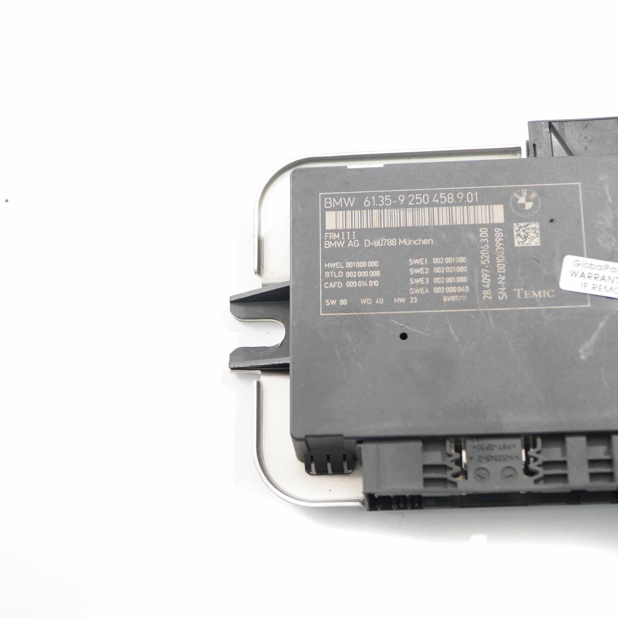 BMW X3 F25 Fußraumleuchte Modul Steuergerät ECU FRM3 9250458