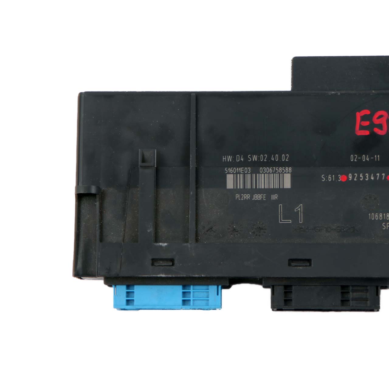 BMW E92 ECU Body Control Modul Anschlussdose L1 PL2RR JBBFE IIIR 9253477