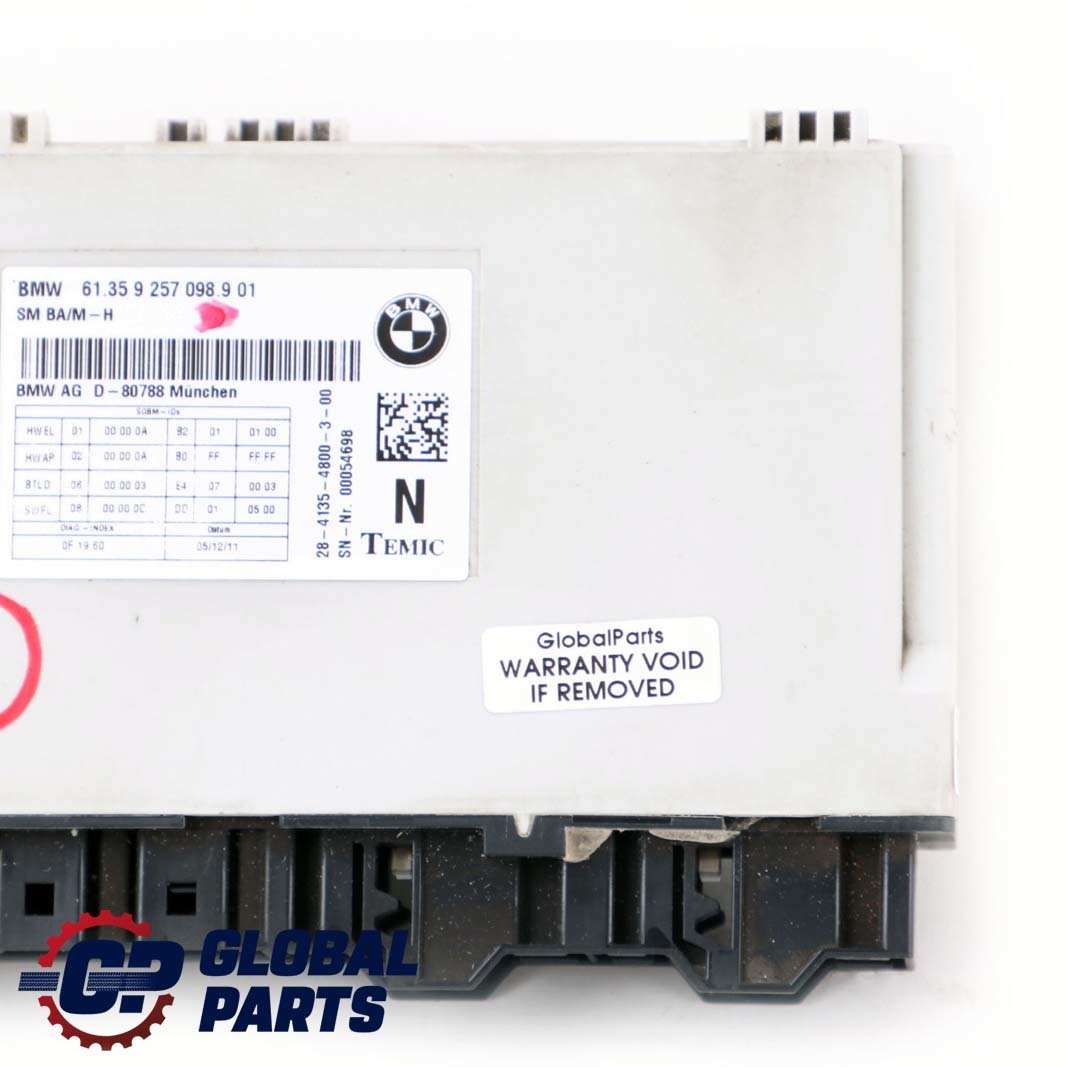 BMW F20 F21 F22 F23 F30 F31 F32 Vordersitz Sitzmodul ECU 9257098