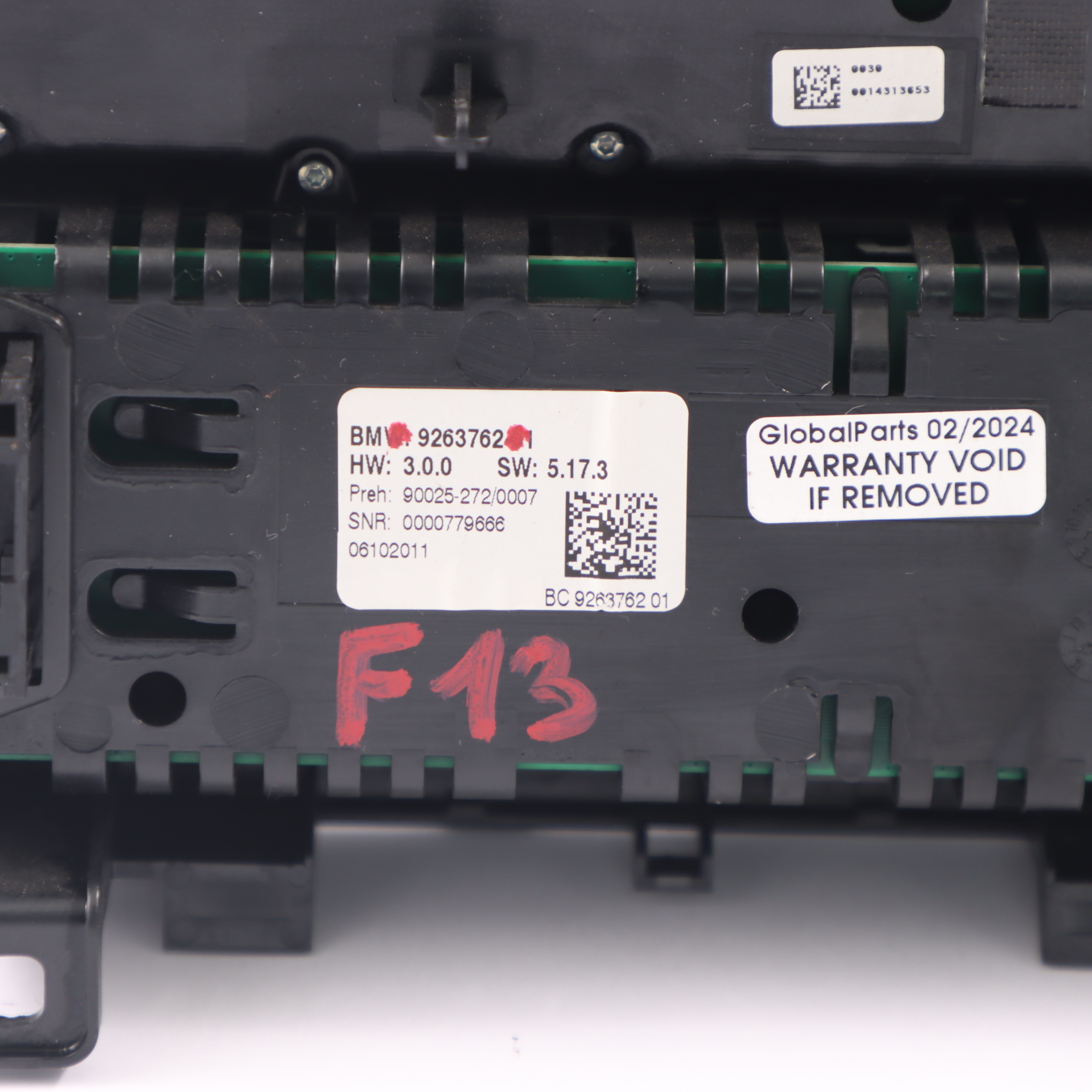 Klimatisierungs panel BMW F06 F12 F13 Klima steuerung Radio A/C Schalter 9263762