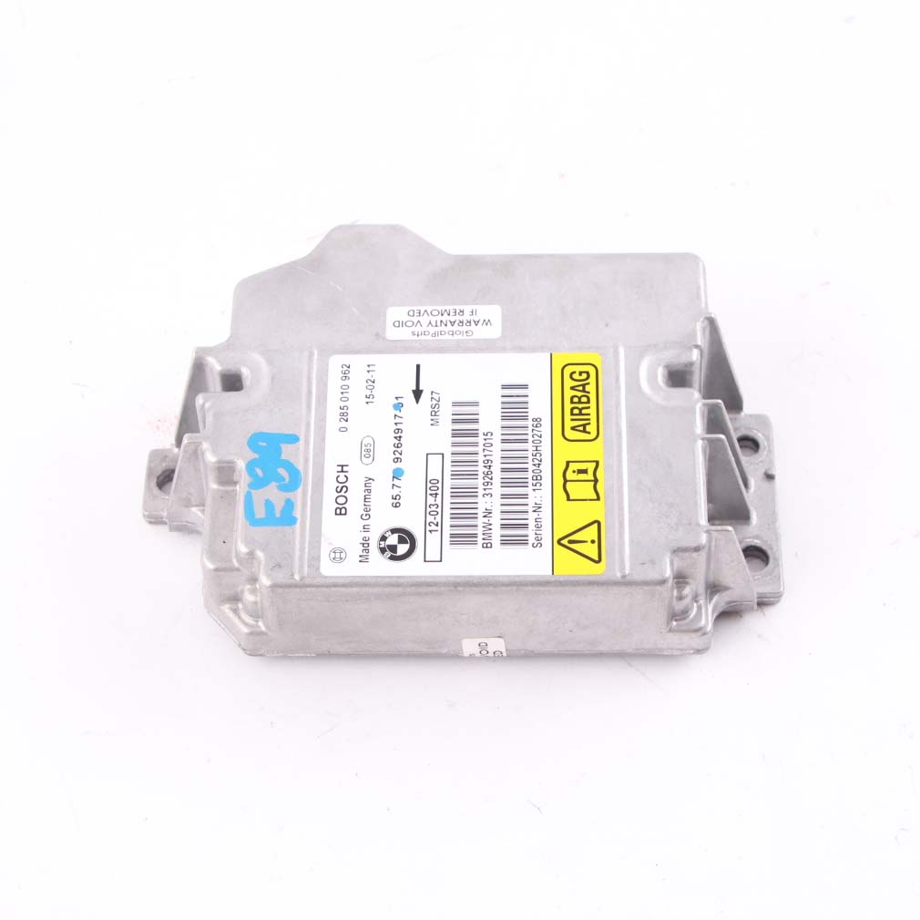 BMW Z4 E89 Cabrio Roadster ECU  Airbag Steuergerät Modul 9264917