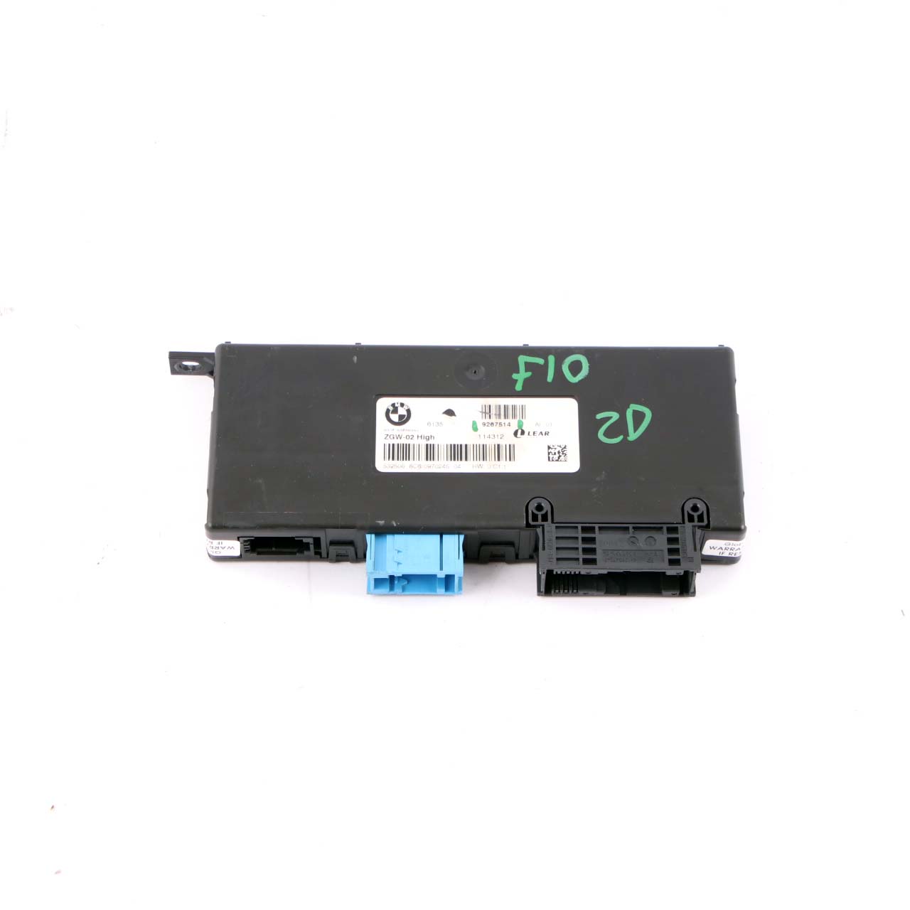 BMW F10 F11 F12 Central Gateway Modul ECU Steuergerät Lear ZGW-02 High 9267514