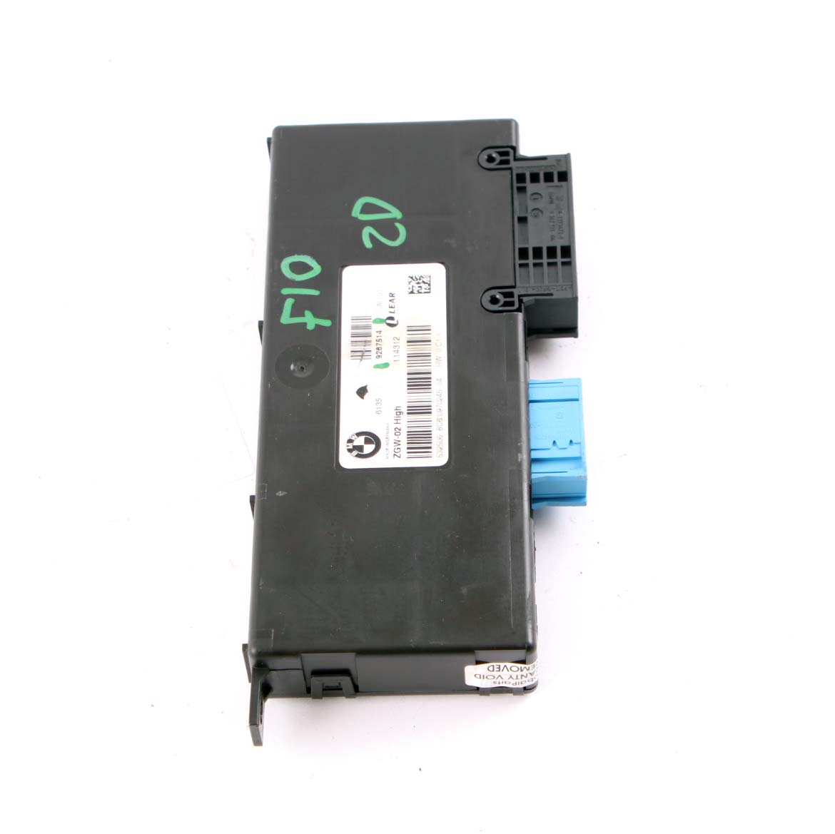 BMW F10 F11 F12 Central Gateway Modul ECU Steuergerät Lear ZGW-02 High 9267514