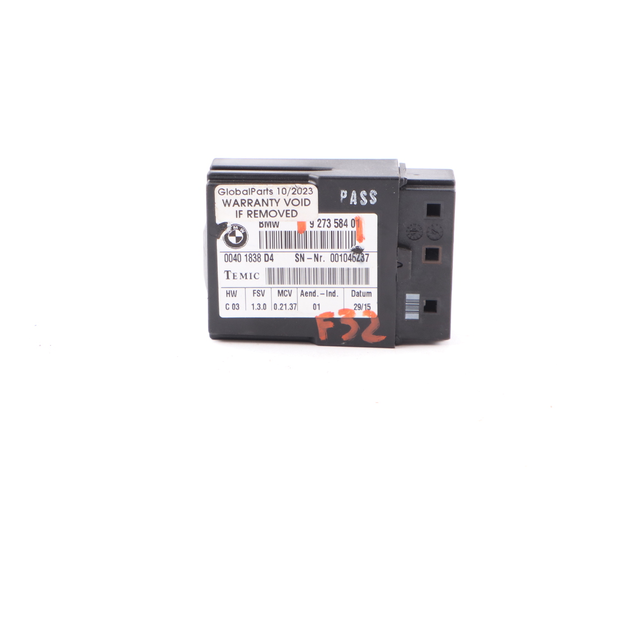 Sicherheitsgurt Modul BMW E92 F32 E61 Steuergerät LCPA ECU 9273584