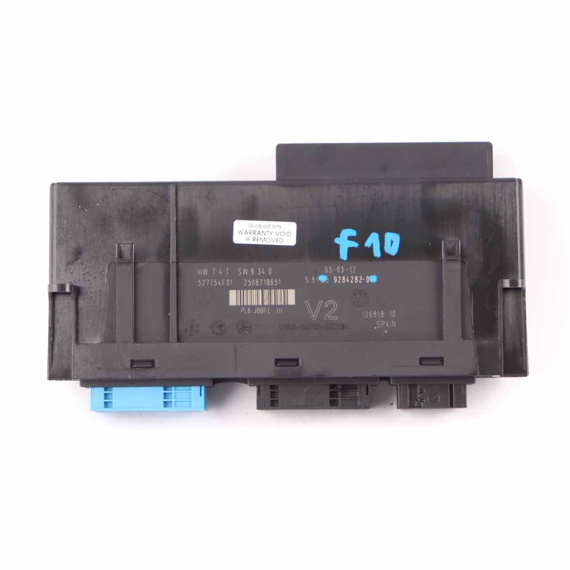 BMW F10 Karosseriesteuermodul ECU Junction Box PL6 JBBFE III V2 9284282