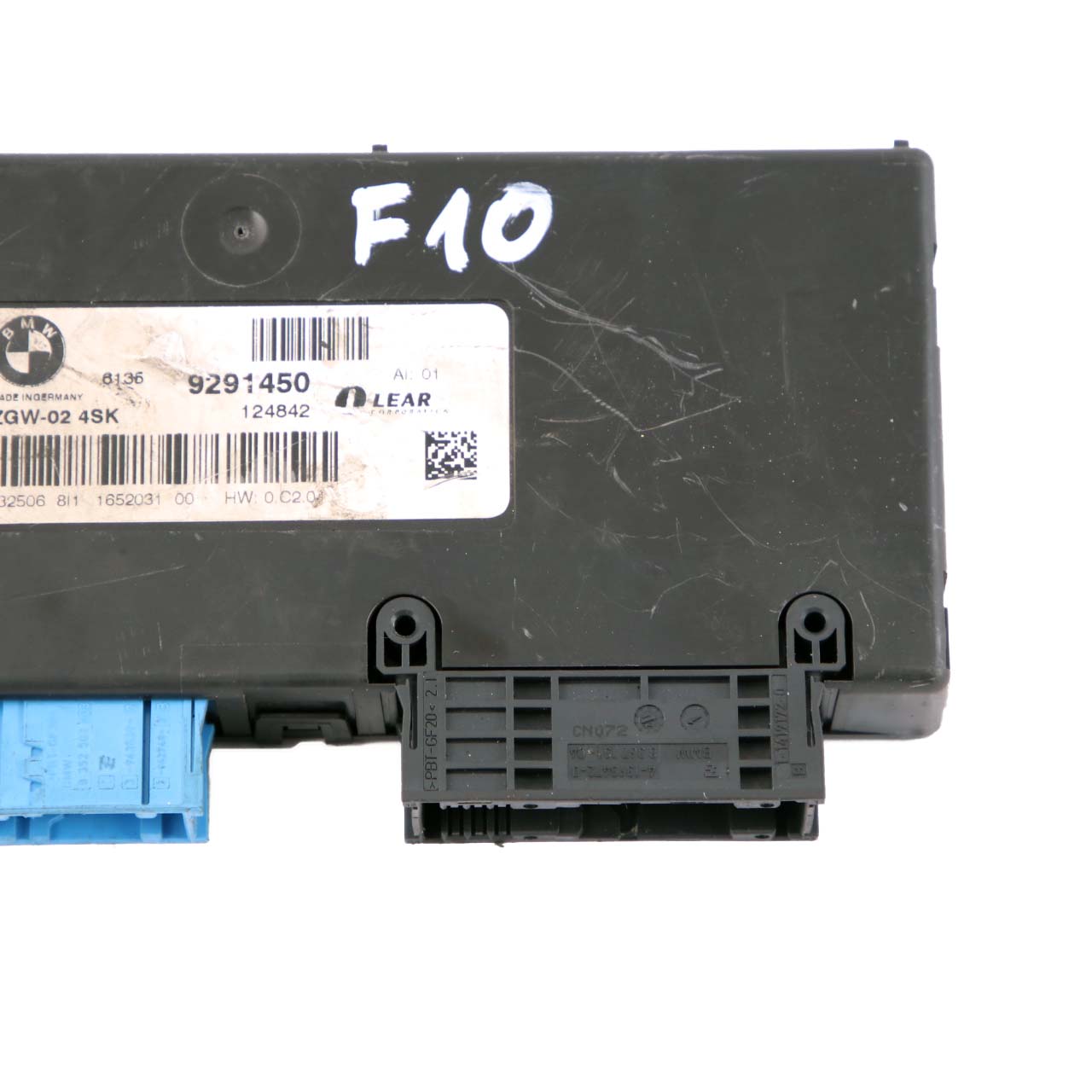 BMW F10 Central Gateway Modul ECU Steuergerät LEAR ZGW-02 4SK 9291450