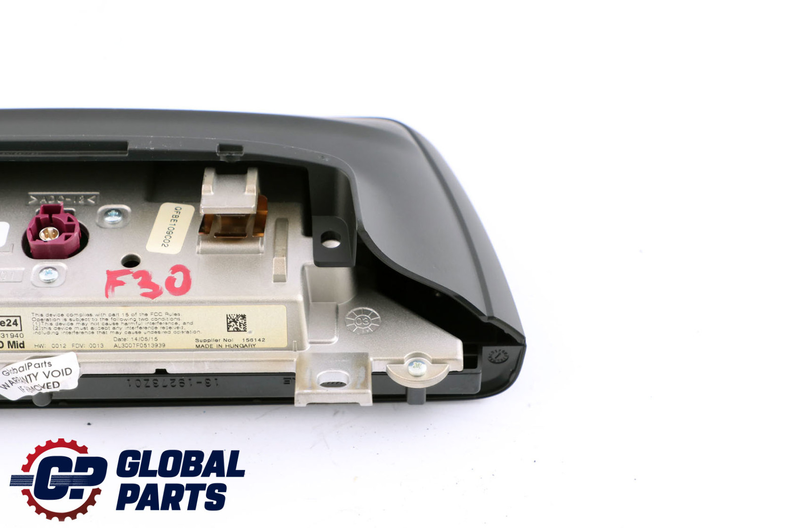 BMW F30 F31 F32 Dashboard Zentrale Informationsanzeige Bildschirm 6,5" 9292247