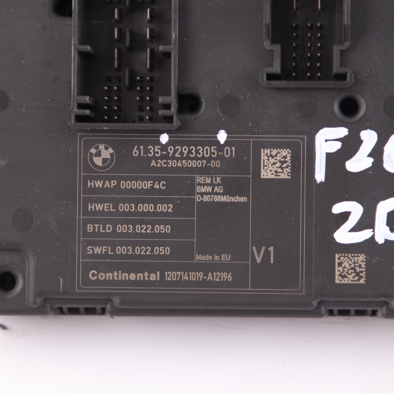 BMW F20 F21 F30 F31 Hinten Elektronikmodul Sicherungskasten Steuergerät V1 REM