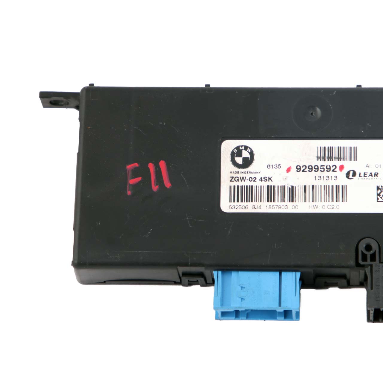 BMW 5 F11 Zentrales Gateway-Modul ECU Steuergerät Lear ZGW-02 4SK 9299592