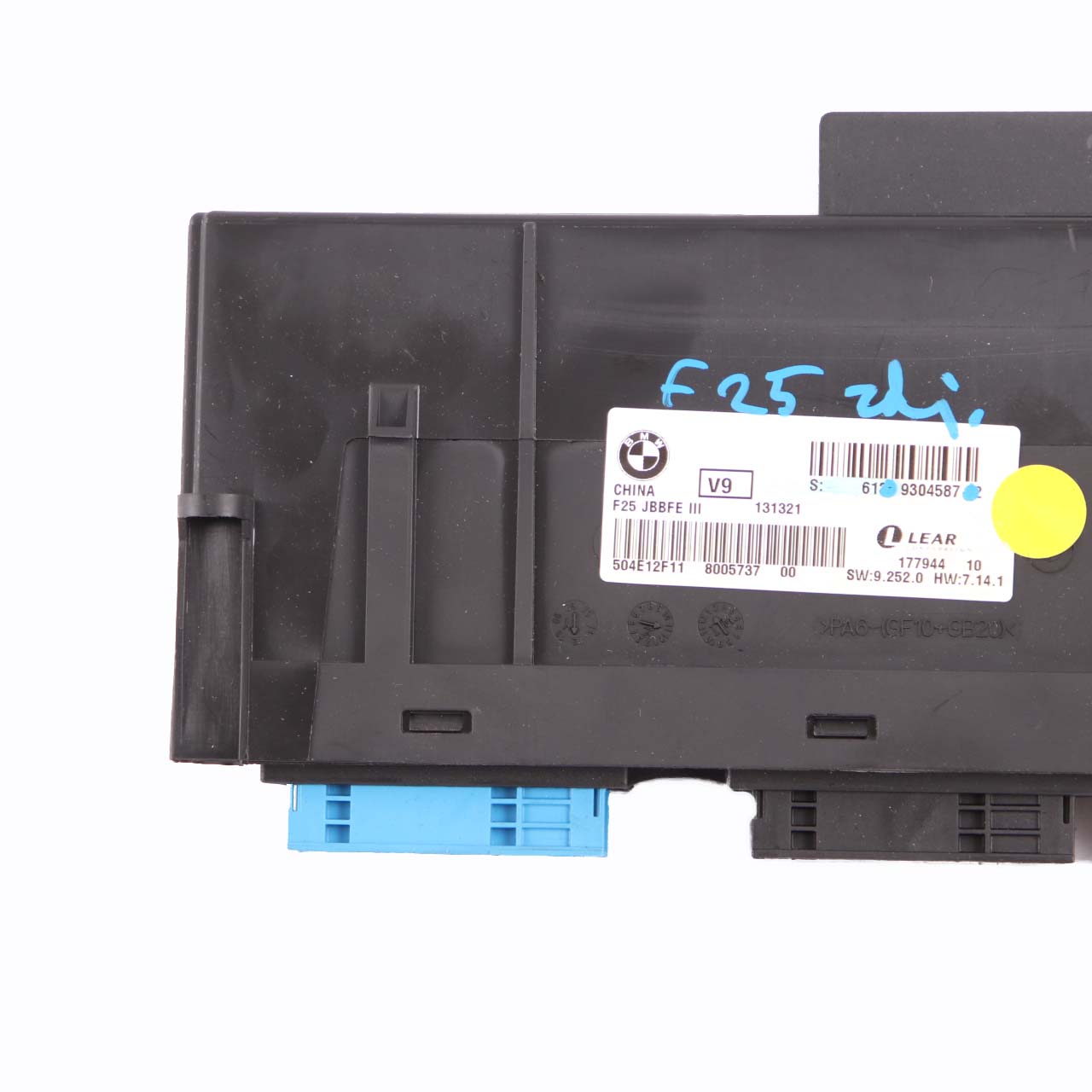 Body Control Modul BMW X3 F25 ECU Junction Box JBBFE III 3 Lear 9304587