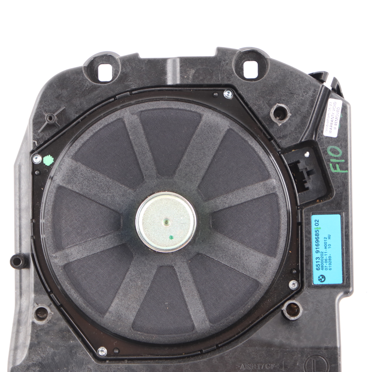 BMW F10 F11 Zentrale Lautsprecher Links Subwoofer Bass Lautsprecher 9169685