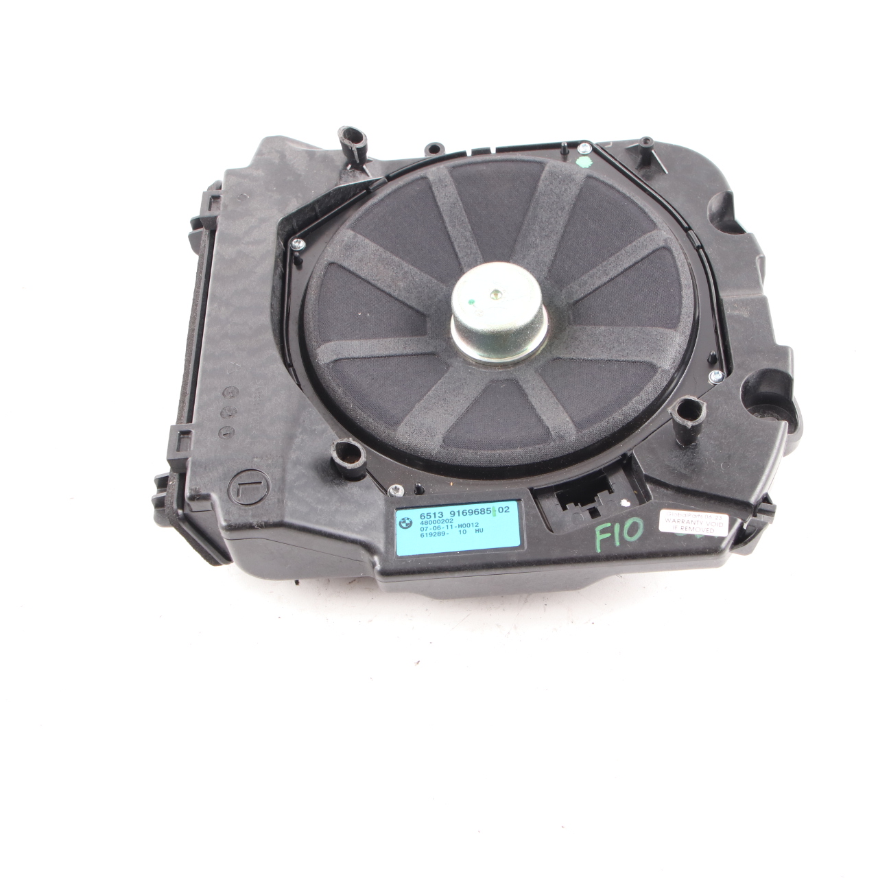 BMW F10 F11 Zentrale Lautsprecher Links Subwoofer Bass Lautsprecher 9169685