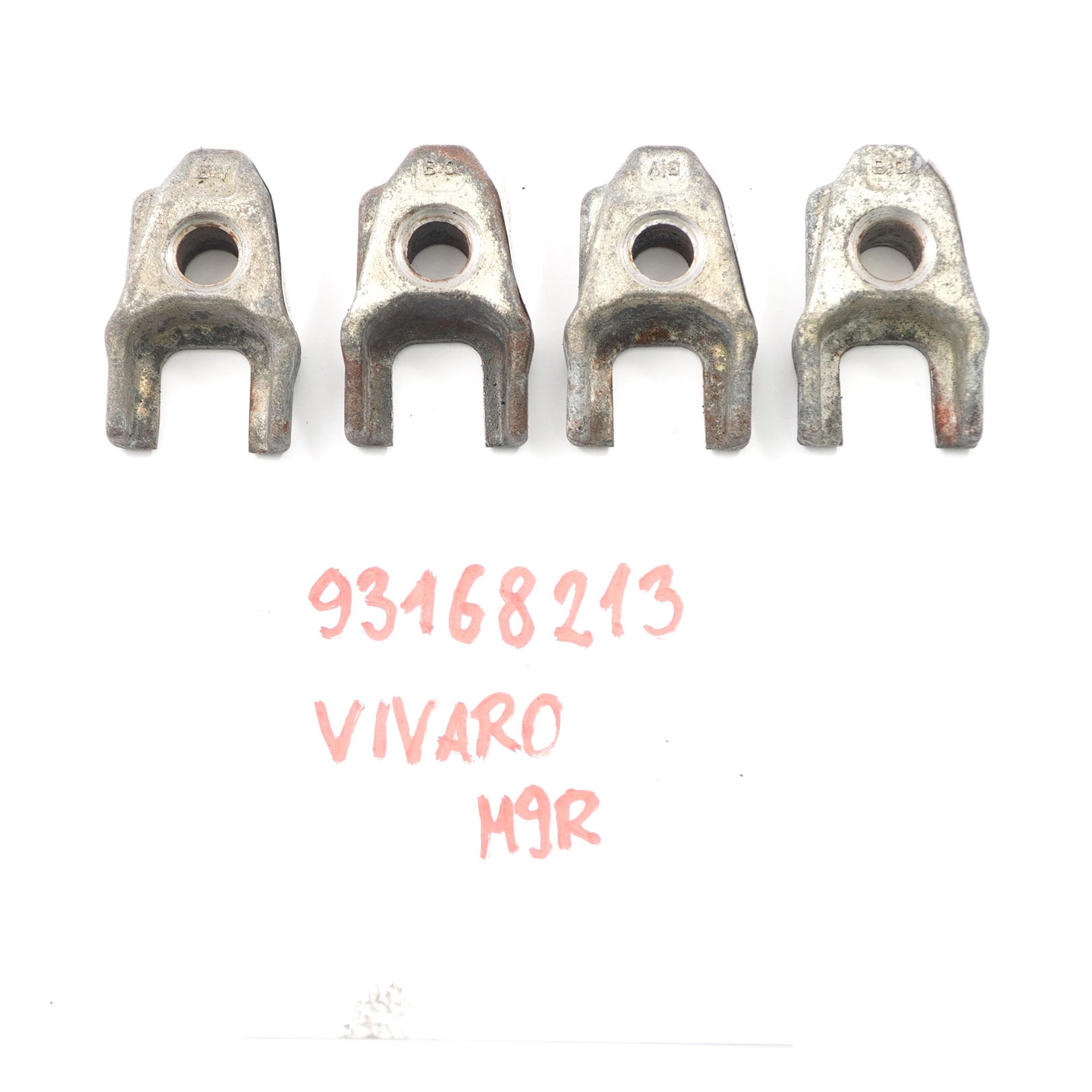 Renault Traifc 2 Opel Vivaro A 2.0 Fuel Injector Bracket Clamp Jaw Set 93168213