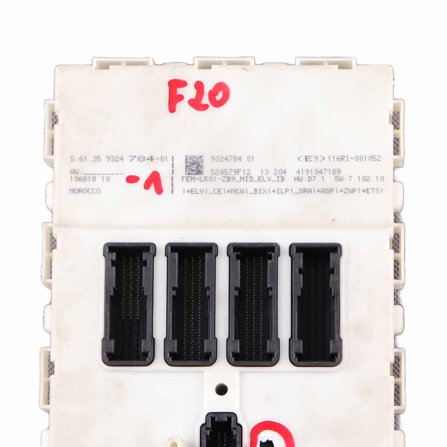 BMW F20 F21 F22 F30 F31 F32 F36 Modul Steuergerät FEM LR01 ECU 9324784