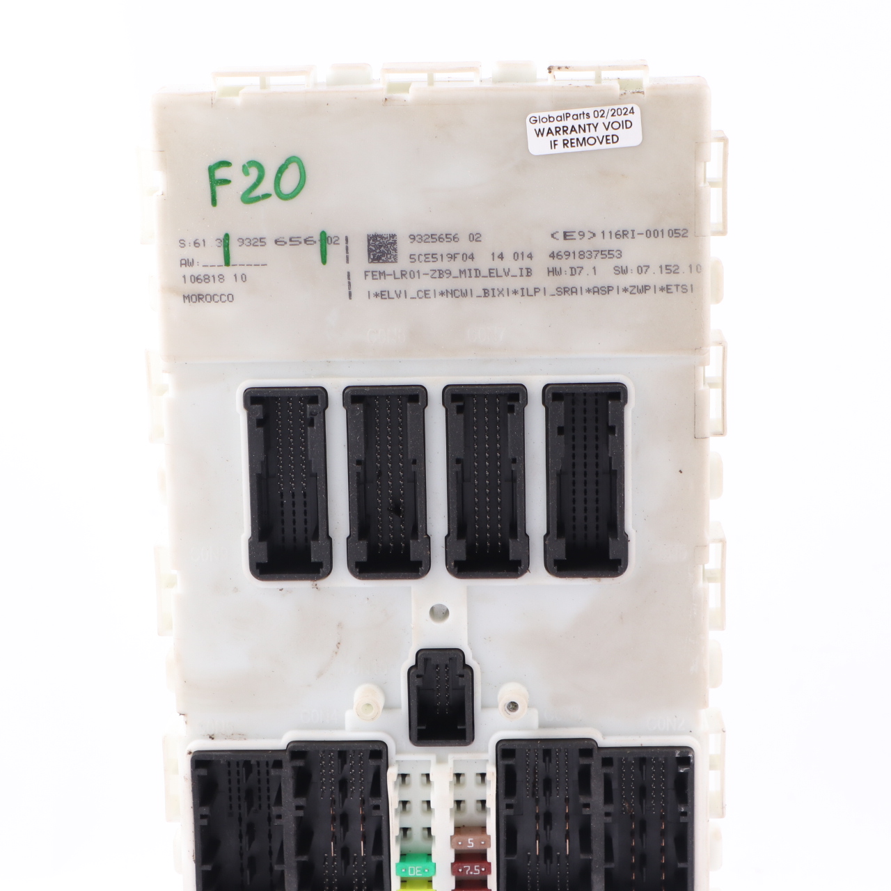 BMW F20 F21 F22 F30 F31 F32 Karosseriesteuergerät FEM ECU LR01 9325656