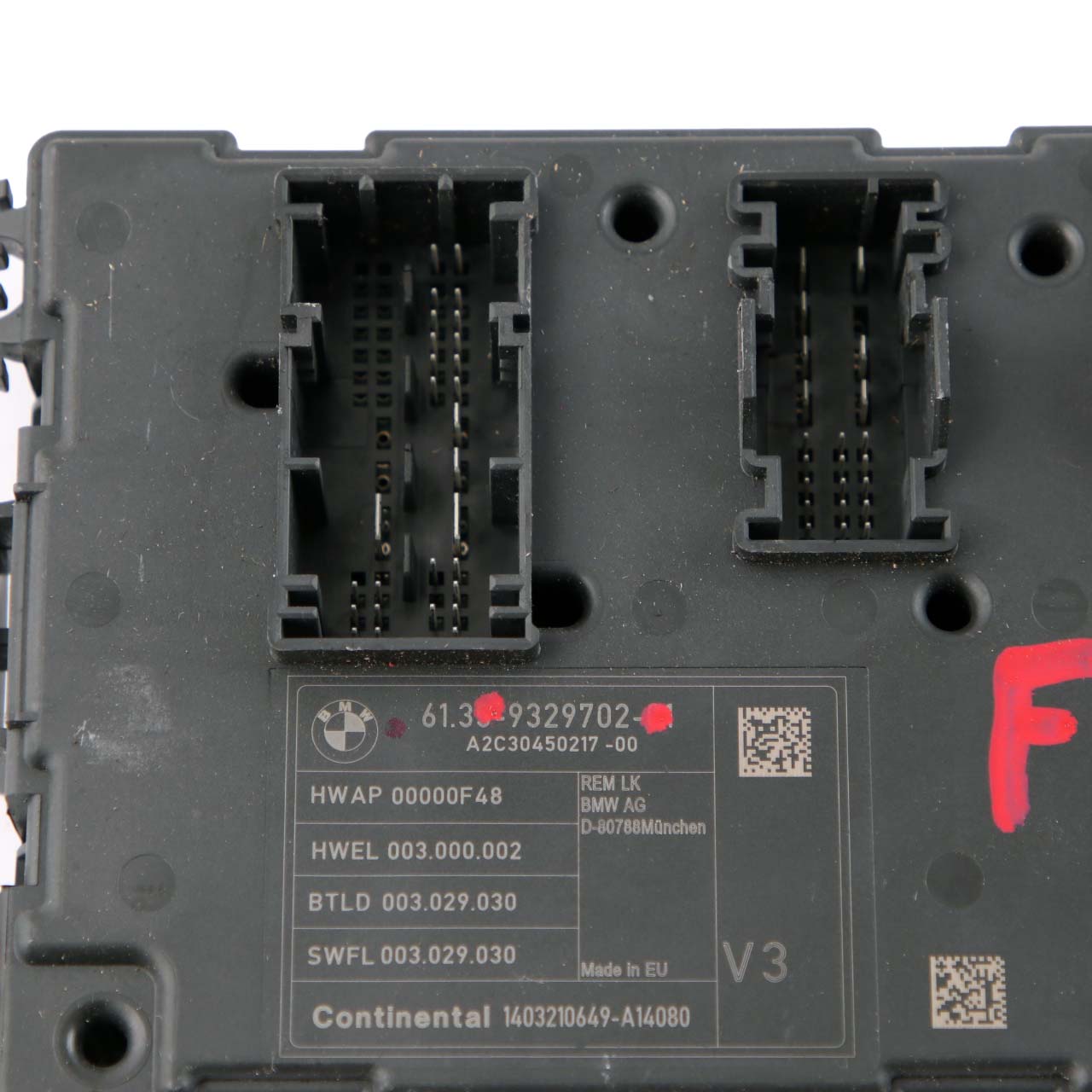 BMW F31 REM Hintere Elektronische Modul Sicherungskasten Steuergerät V3 9329702