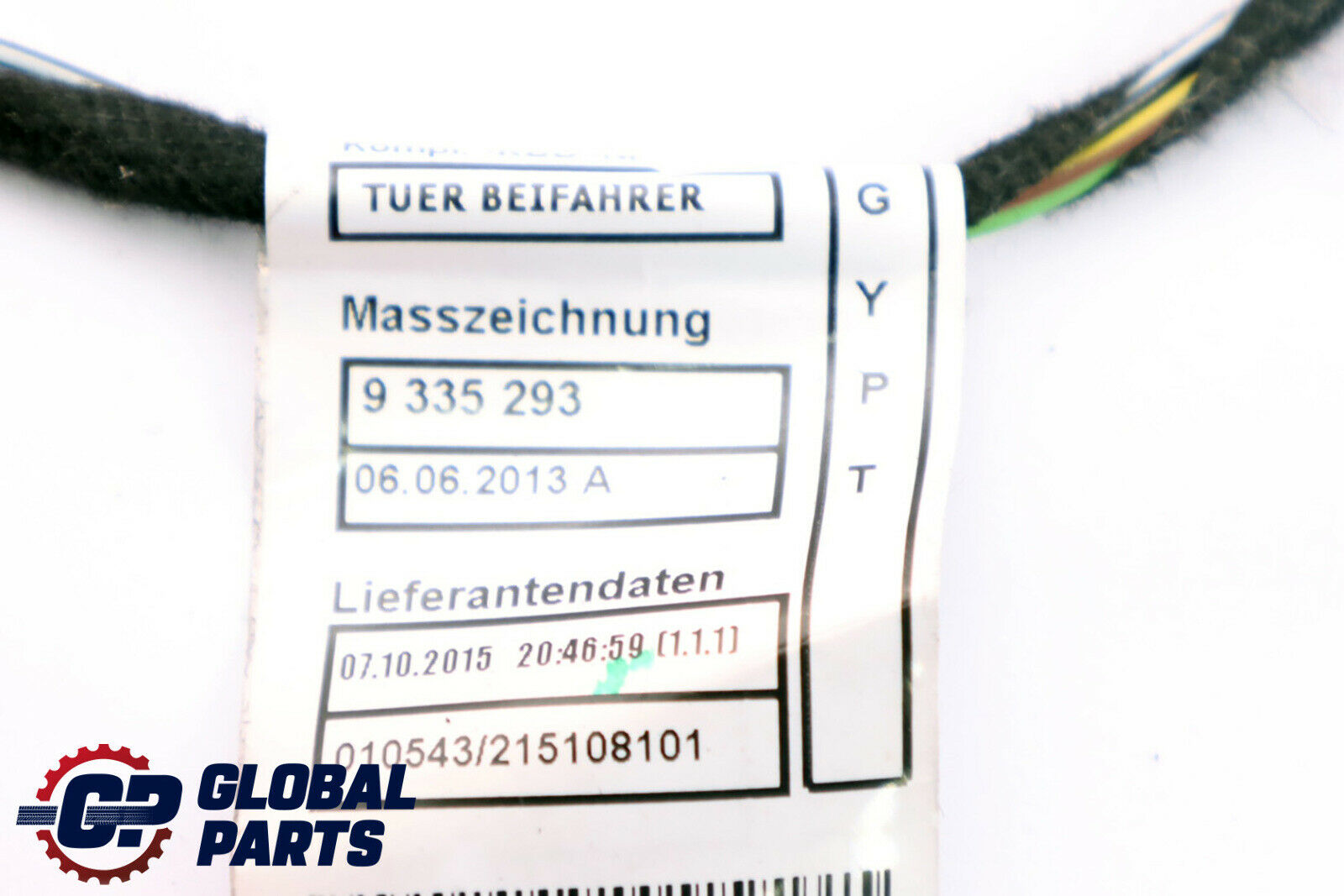 BMW 1 Reihe F20 Kabelsatz vorne links 9215715 9335298 61129335298