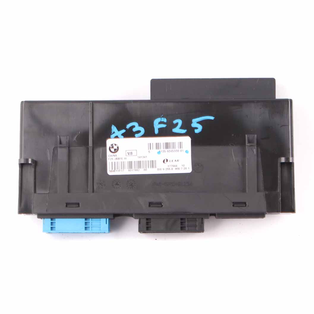 BMW X3 F25 Karosseriesteuermodul ECU Anschlussdose JBBFE III V8 9345330