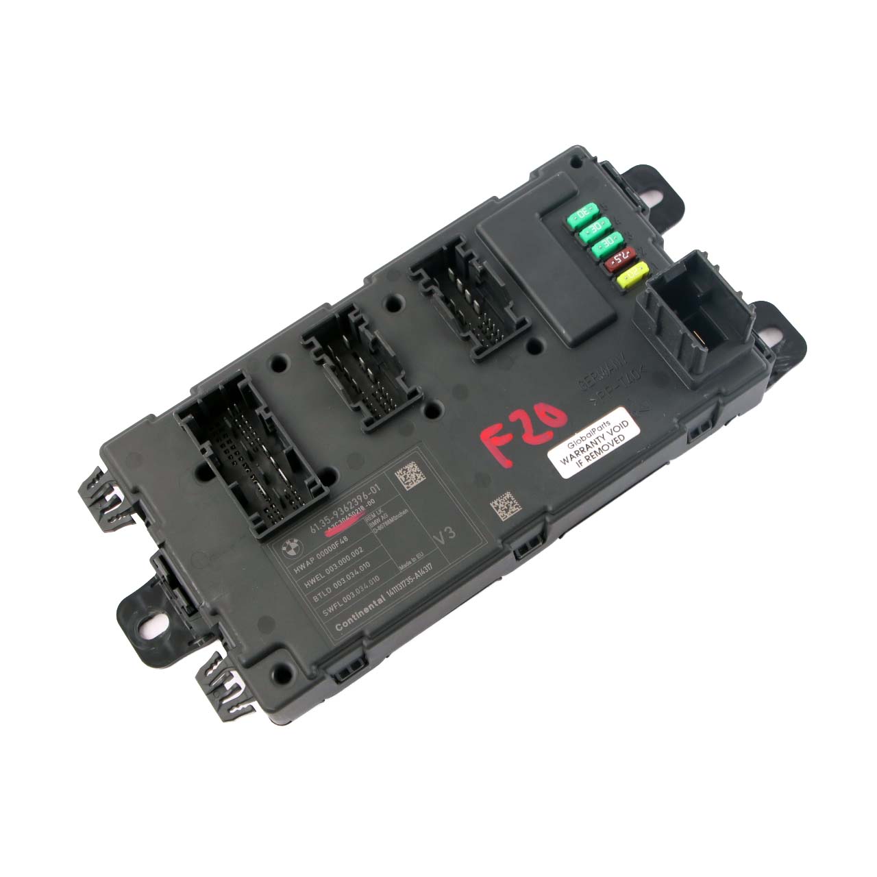 BMW F20 REM Hintere Elektronische Modul Sicherungskasten Steuergerät V3 9362396