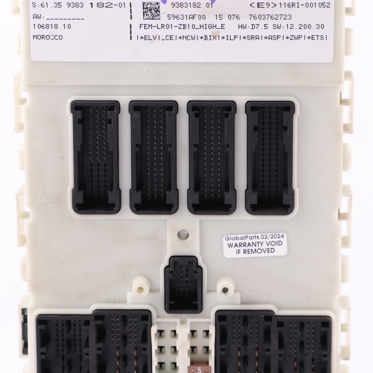 BMW F20 F21 F22 F30 F31 F32 F36 Karosseriesteuergerät FEM LR01 9383182