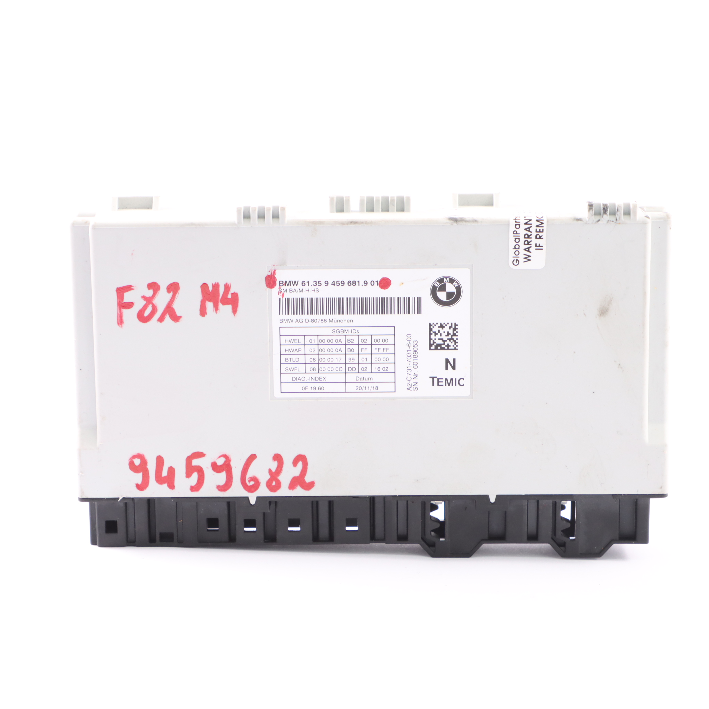 Sitz modul BMW F20 F30 F32 F33 X1 F48 X5 F15 Vorne Steuergerät ECU 9459681