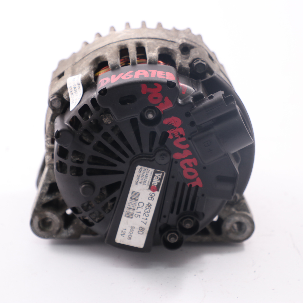 Alternator Generator Peugeot 207 Diesel 12V Electrical Unit 9646321780