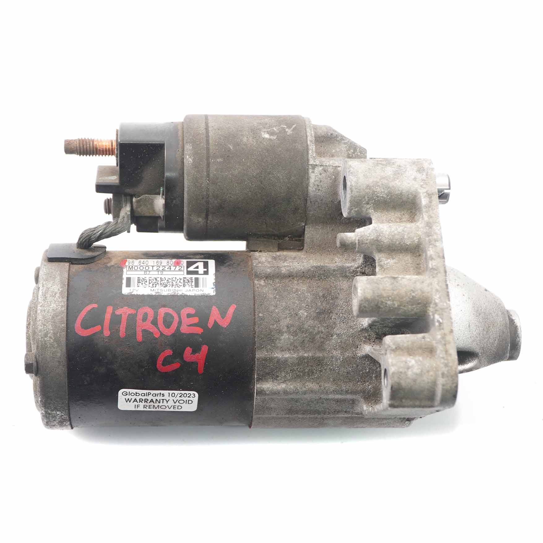 Citroen C4 Anlasser Dieselmotor HDI Stellmotoreinheit 9664016980