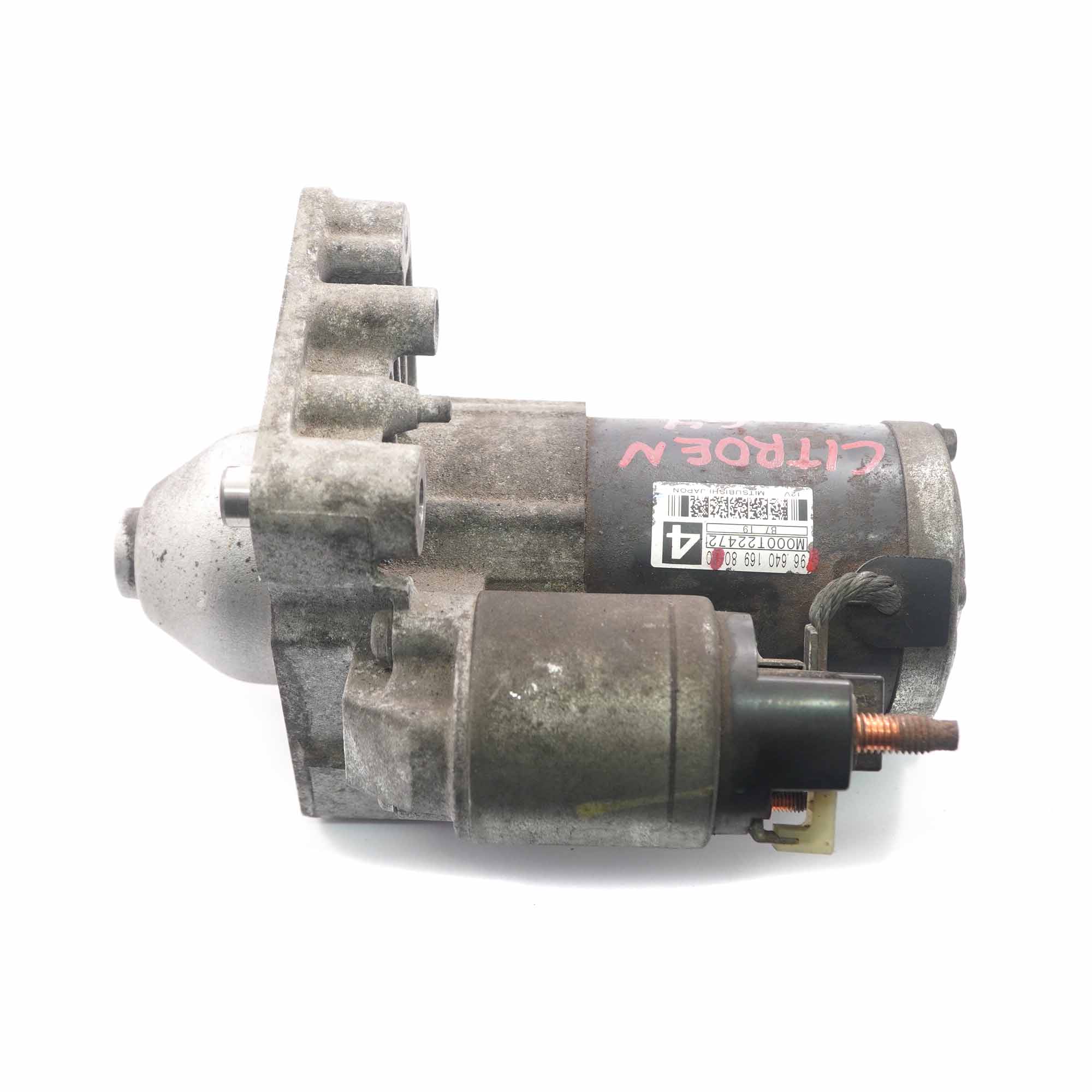 Citroen C4 Anlasser Dieselmotor HDI Stellmotoreinheit 9664016980