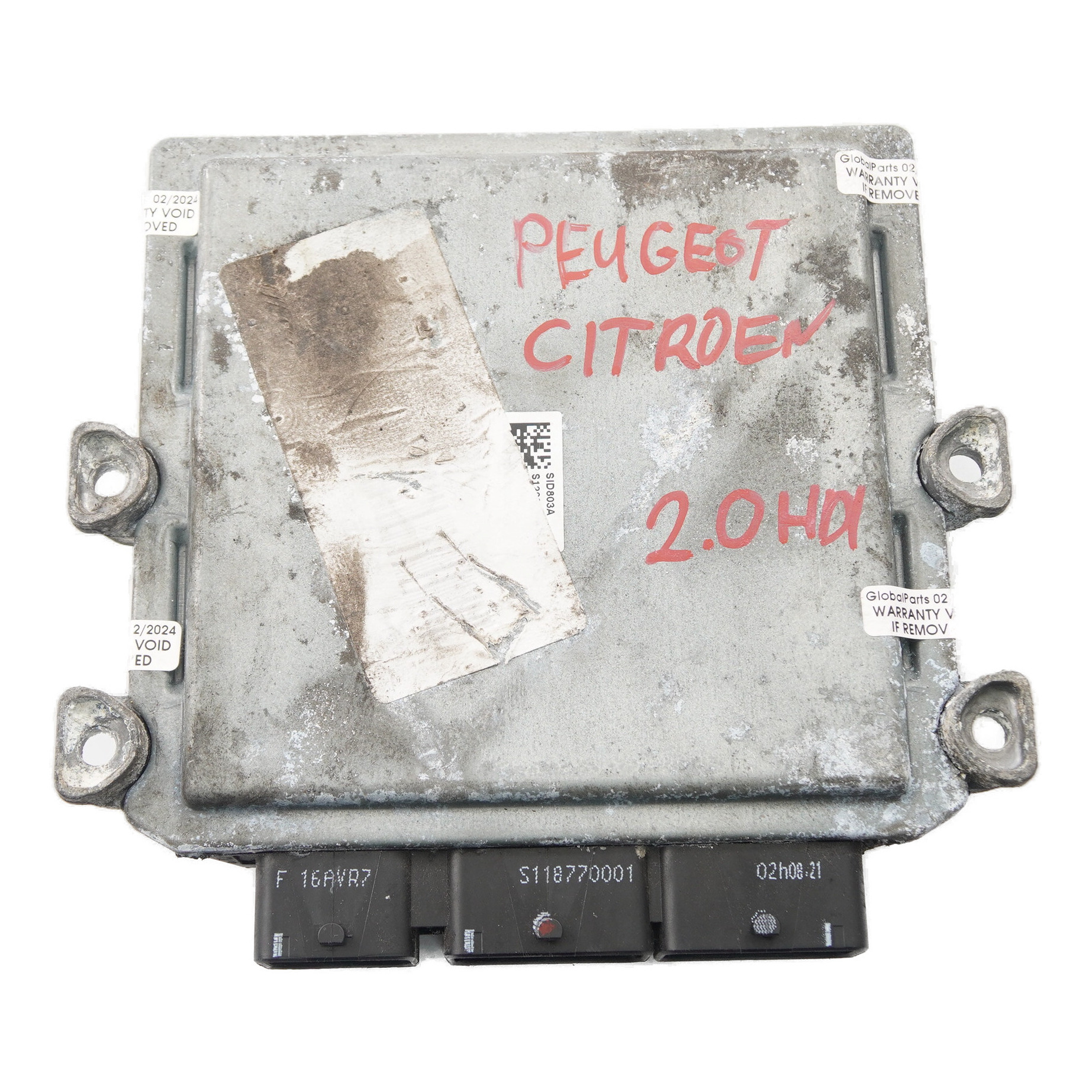 Peugeot Expert Citroen Jumpy 2.0 HDI 120HP Motor einheit ECU 9664611380 Handbuch