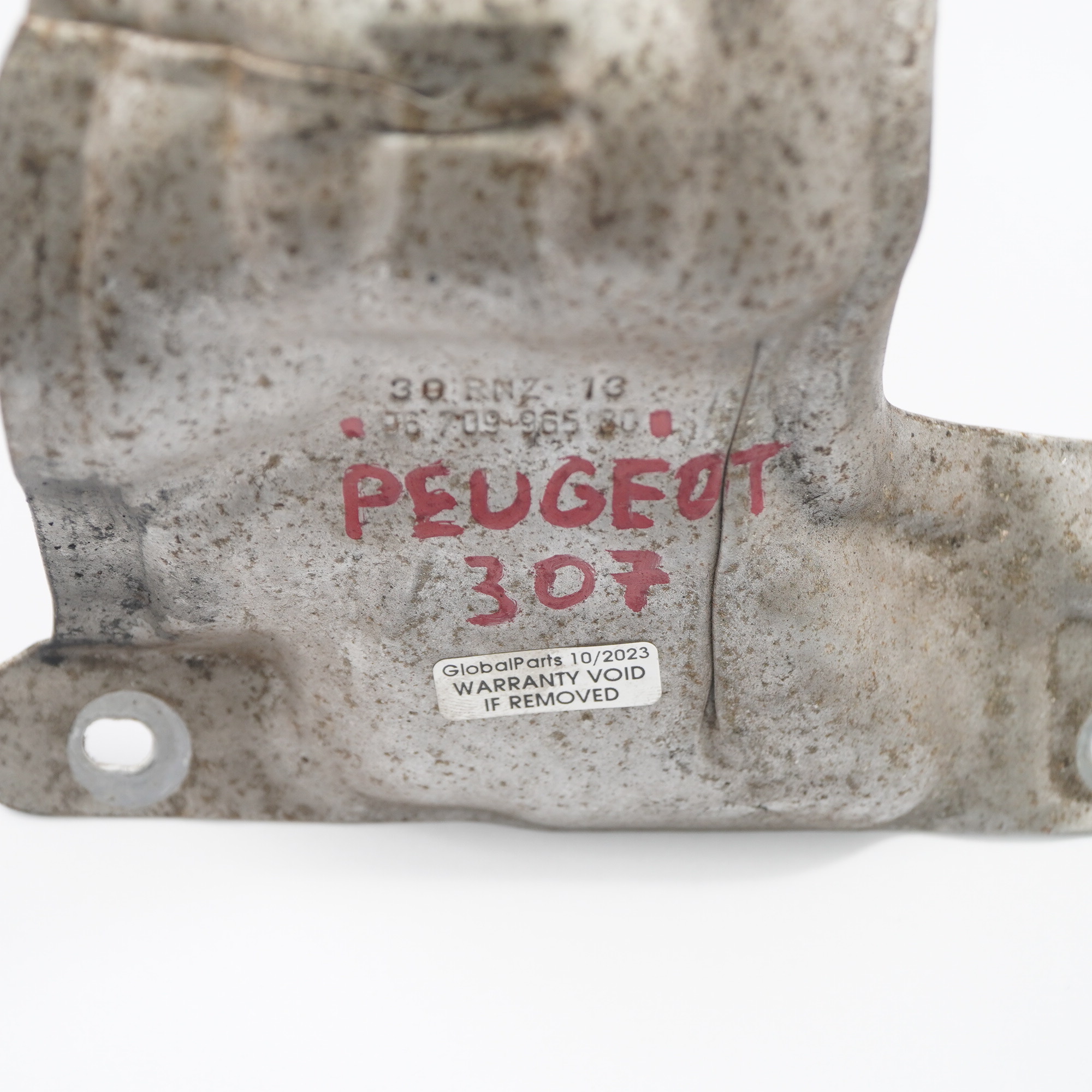 Peugeot 307 Diesel Hitzeschild Turbolader Krümmer Wärmeplatte 9670996580