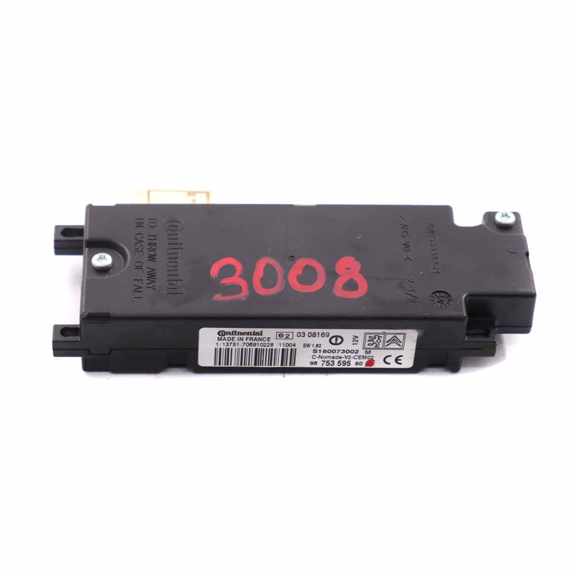 Peugeot 3008 Bluetooth-Modul Multimedia-Steuergerät ECU 9675359580