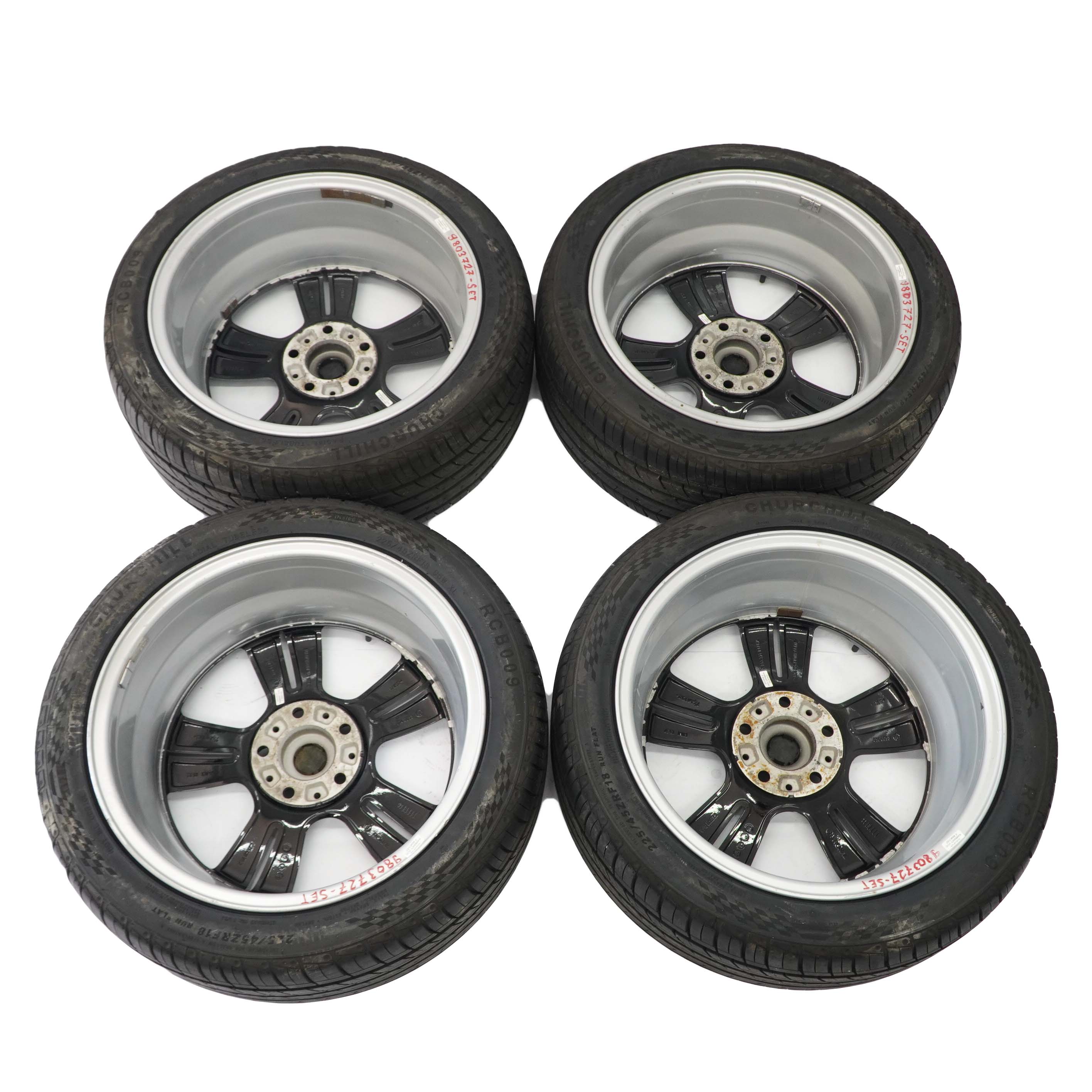 Mini R60 R61 Komplettes 4x Rad Alufelgen 18" ET:52 7,5J 5 Star Double Spoke 127