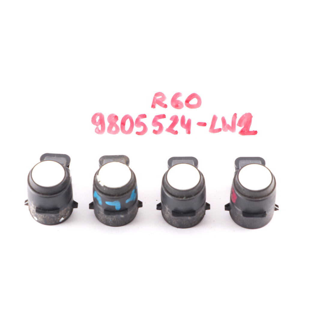 4 x Mini R60 hinten PDC Ultraschall Park sensor Licht weiß B15 Set 9805524