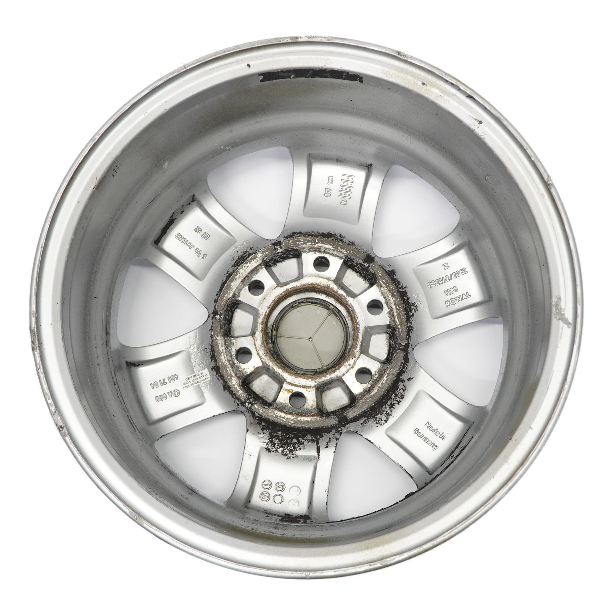 Mercedes W906 W910 Silberne Leichtmetallfelge 16" 6,5J ET:62 A0004017104