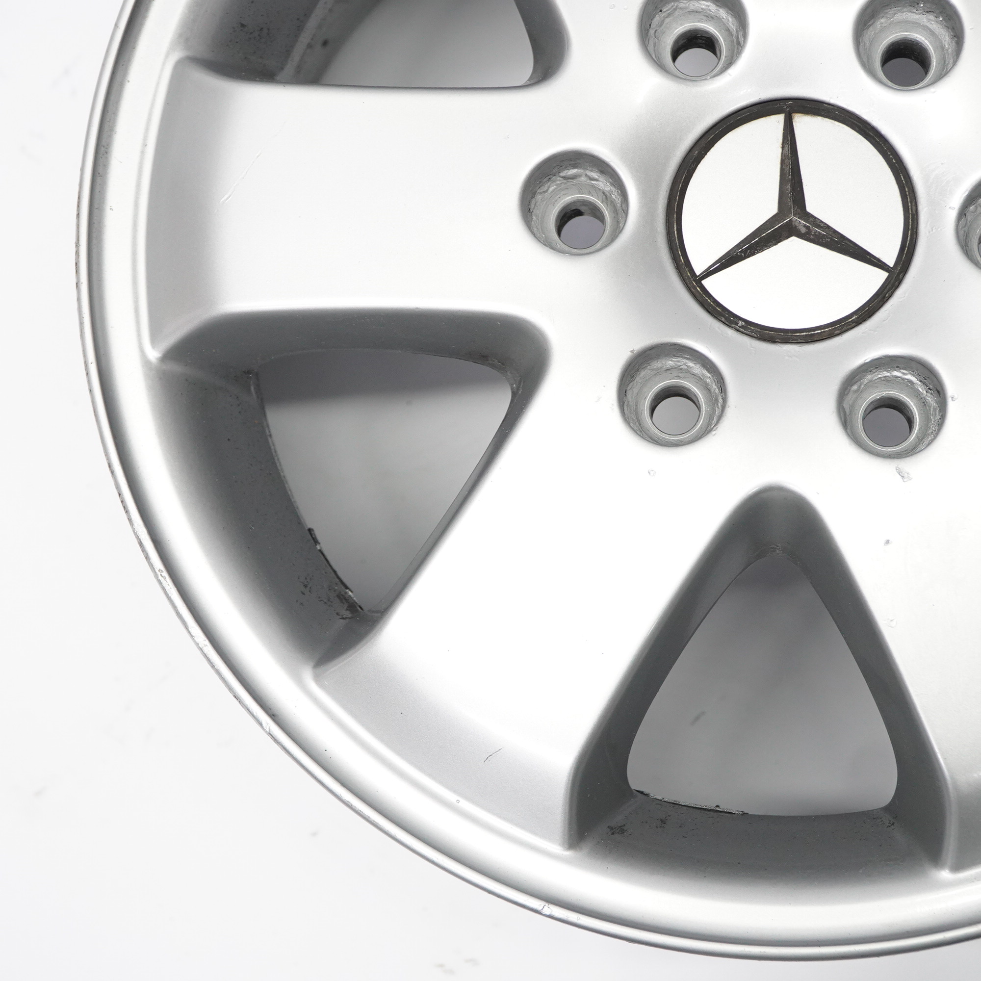 Mercedes W906 W910 Silberne Leicht metall felge 16" 6,5J ET:62 A0004017104