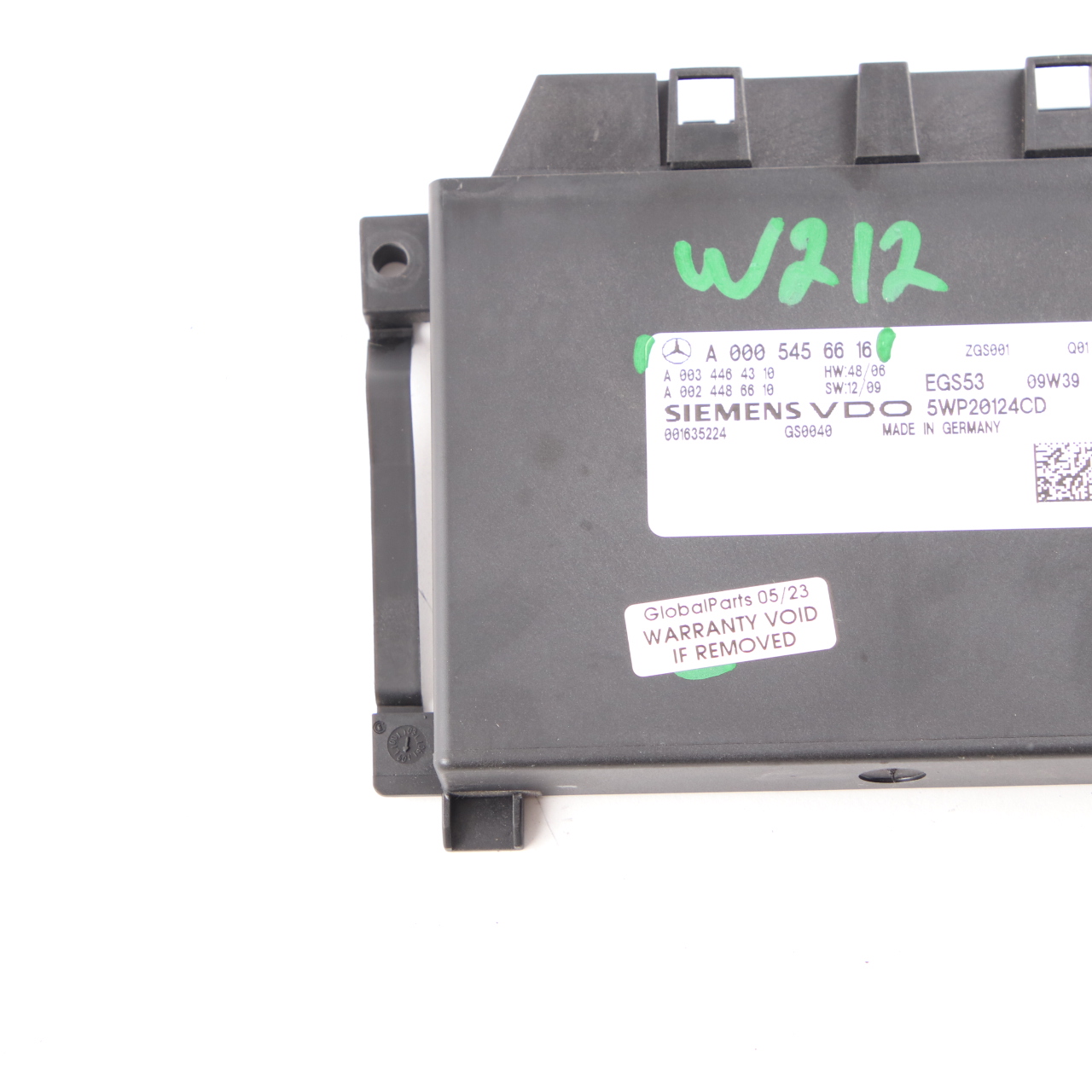 Mercedes W212 Automatikgetriebe EGS Steuergerät ECU A0005456616