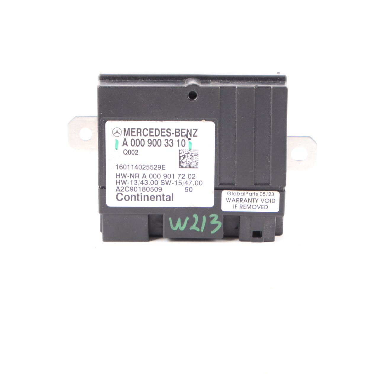 Mercedes W205 W213 Kraftstoff pumpen modul Steuergerät ECU A0009003310