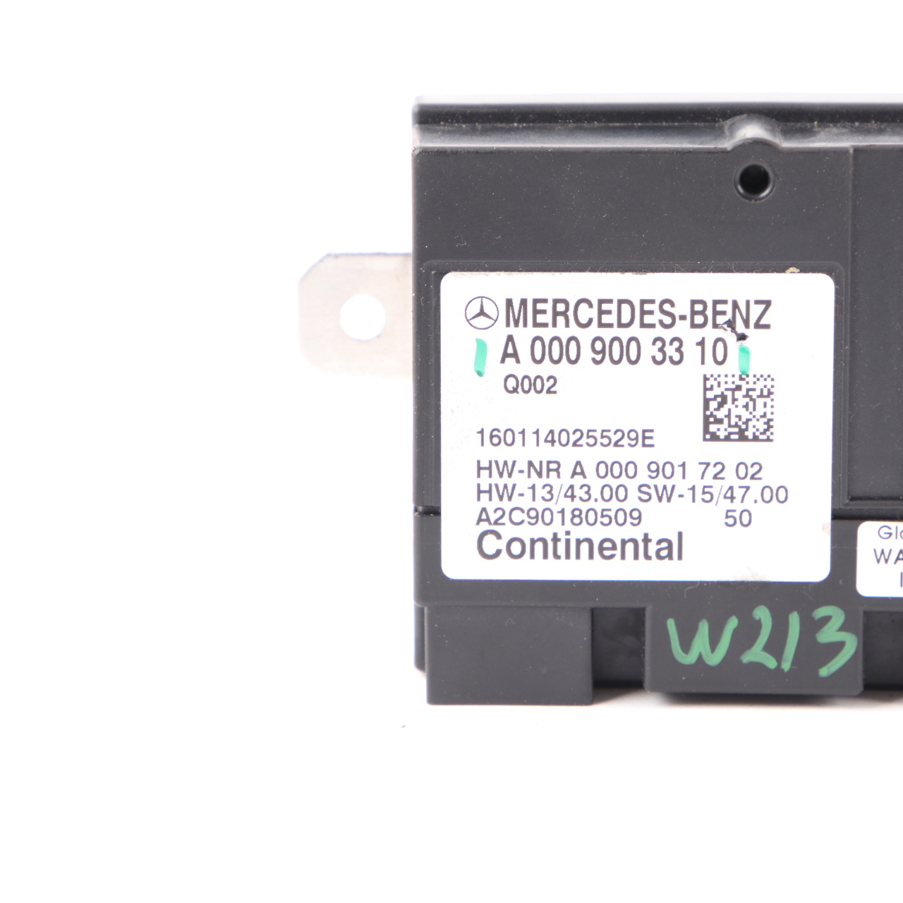 Mercedes W205 W213 Kraftstoff pumpen modul Steuergerät ECU A0009003310