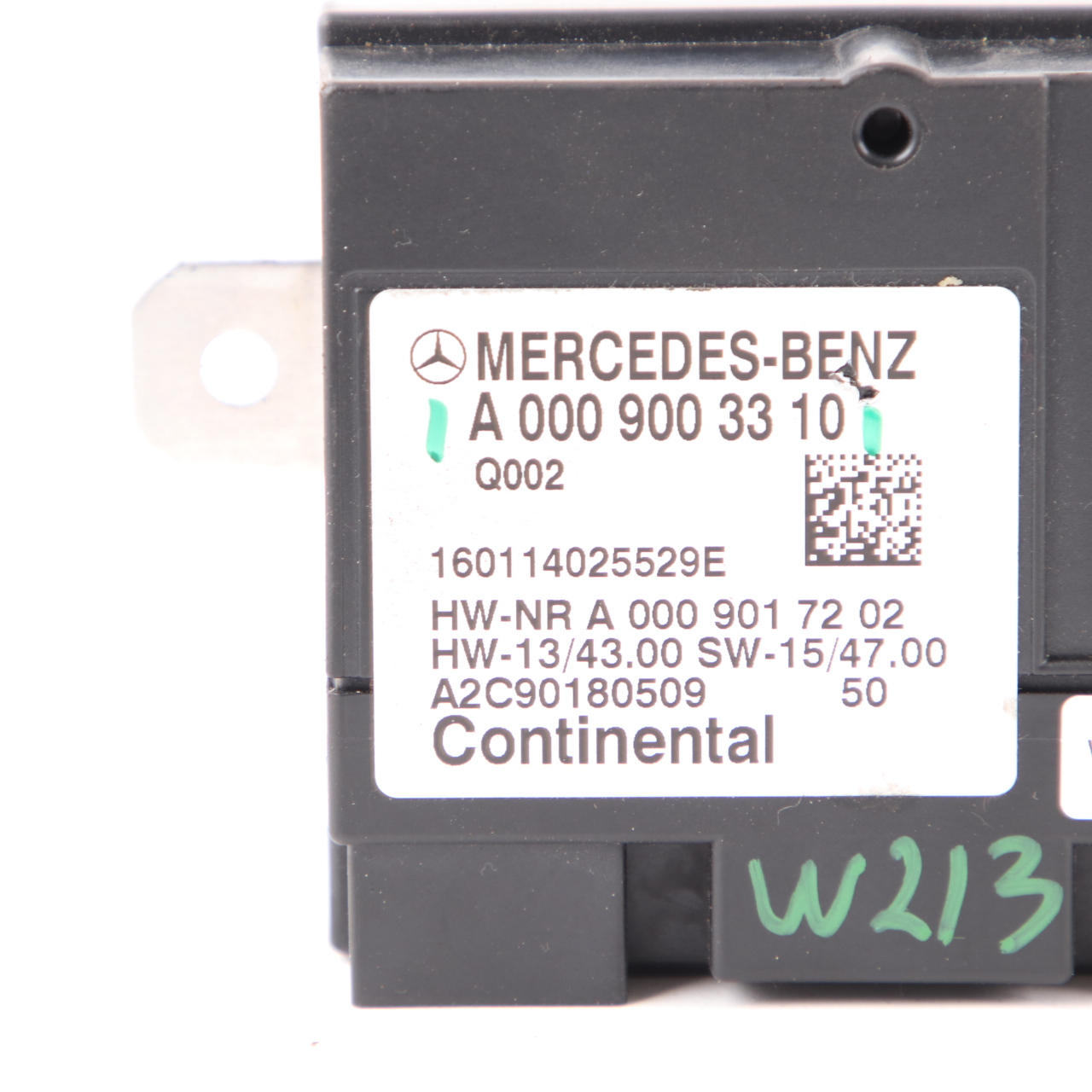 Mercedes W205 W213 Kraftstoff pumpen modul Steuergerät ECU A0009003310