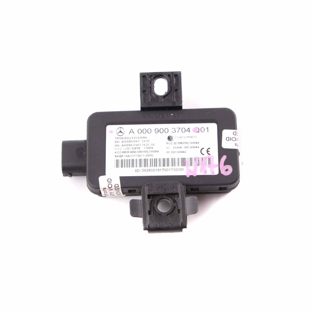 Mercedes W204 W212 Reifendruckkontrolle Monitor Steuergerät Modul A0009003704