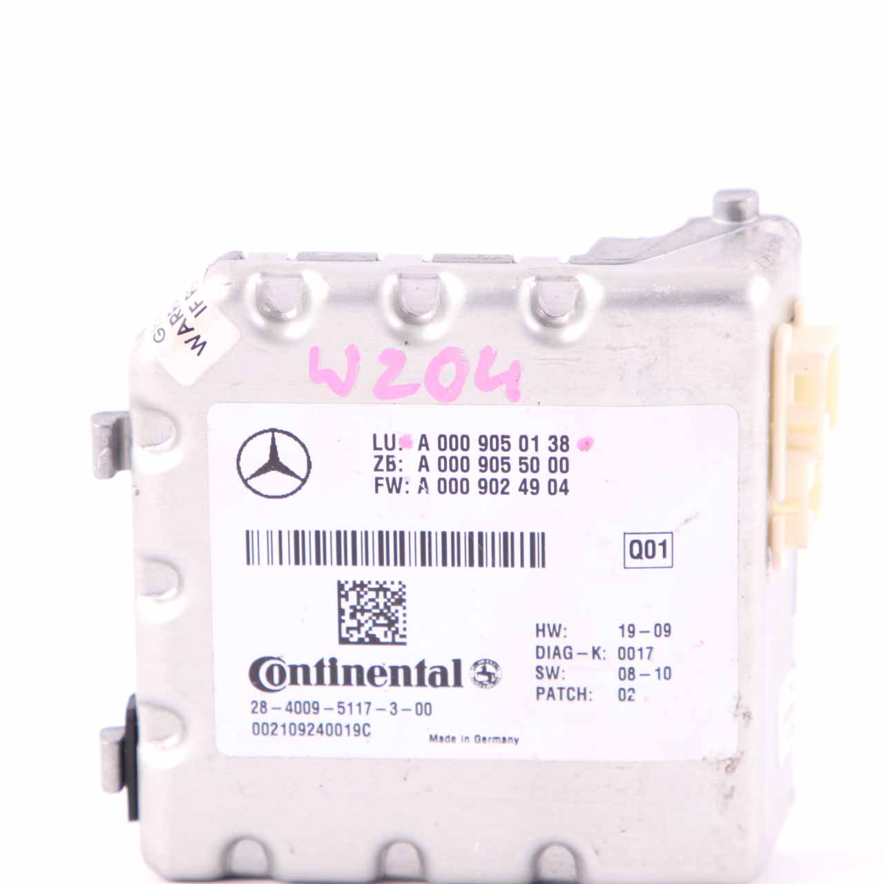 Mercedes W212 Mehrzweck Wind Schutzscheiben Kamera Steuergerät Modul A0009050338