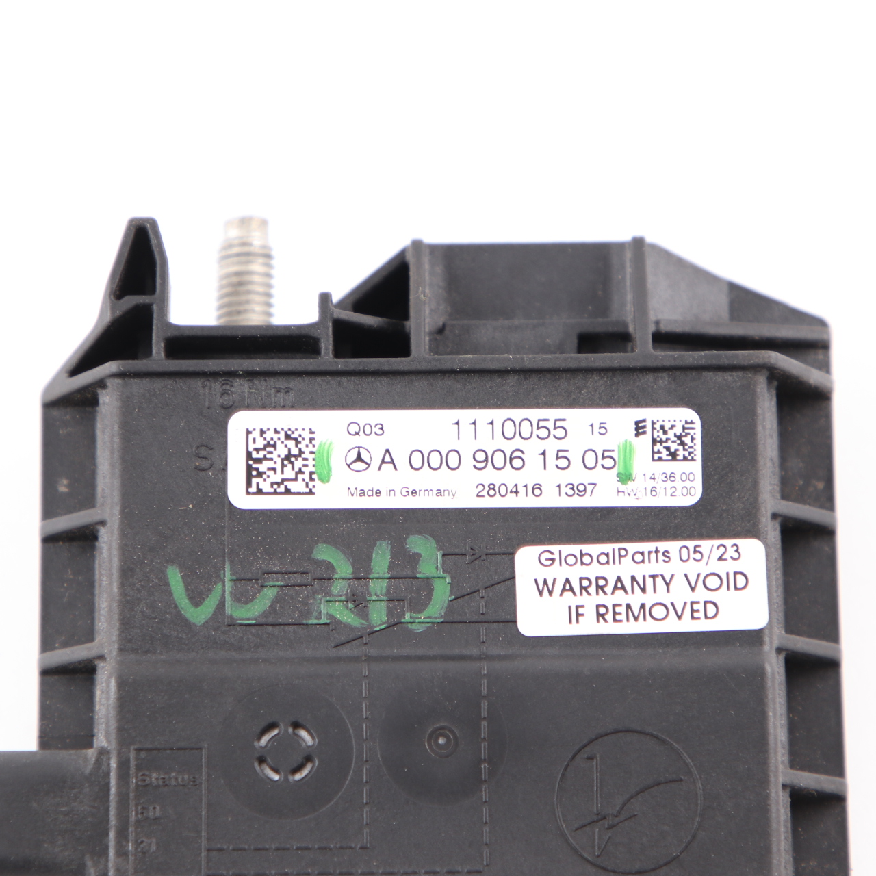 Mercedes W212 W213 W205 W218 Negative Batteriefachklemme A0009061505