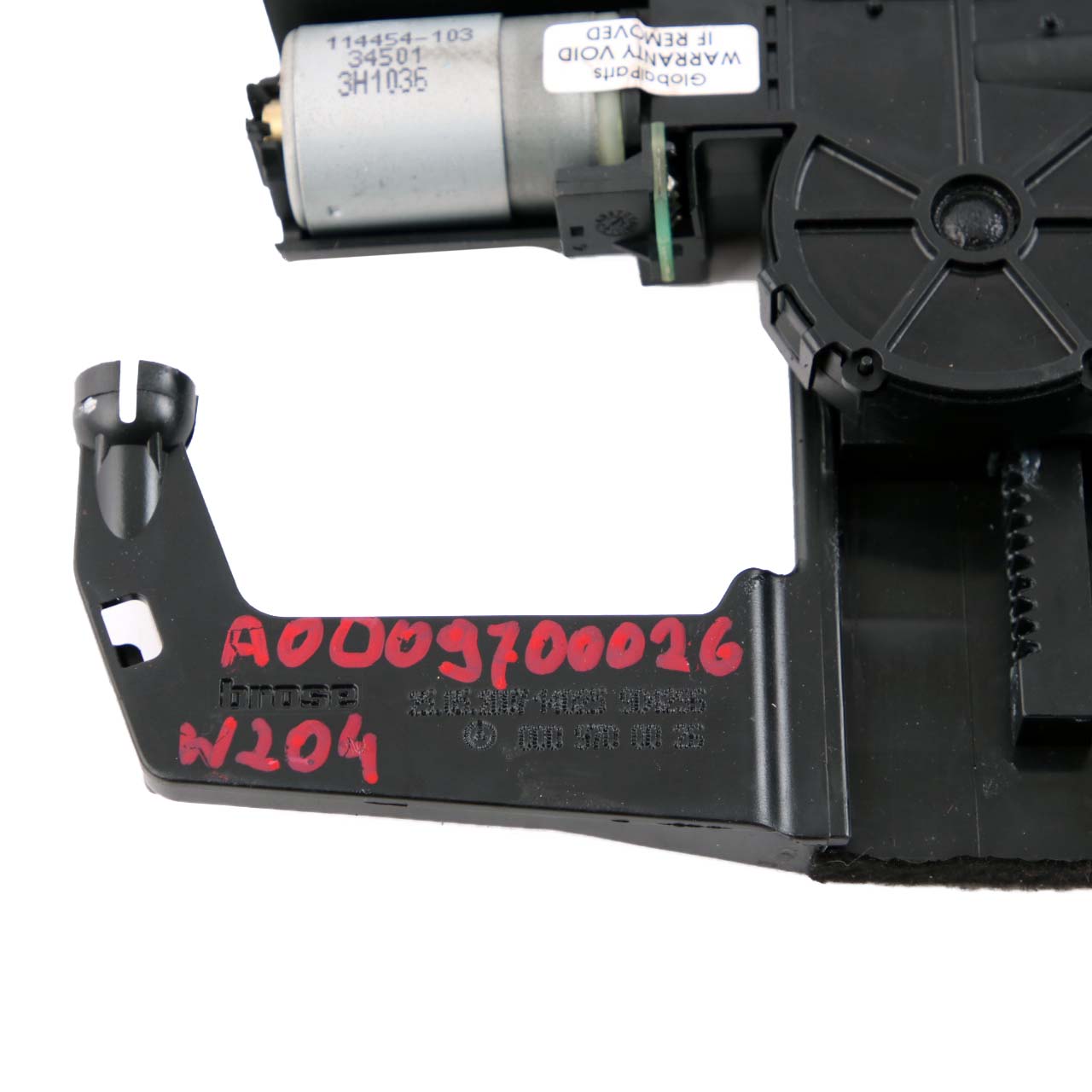 Mercedes W204 W221 Vordersitze klappbare Kopfstütze Aktuator Motor A0009700026