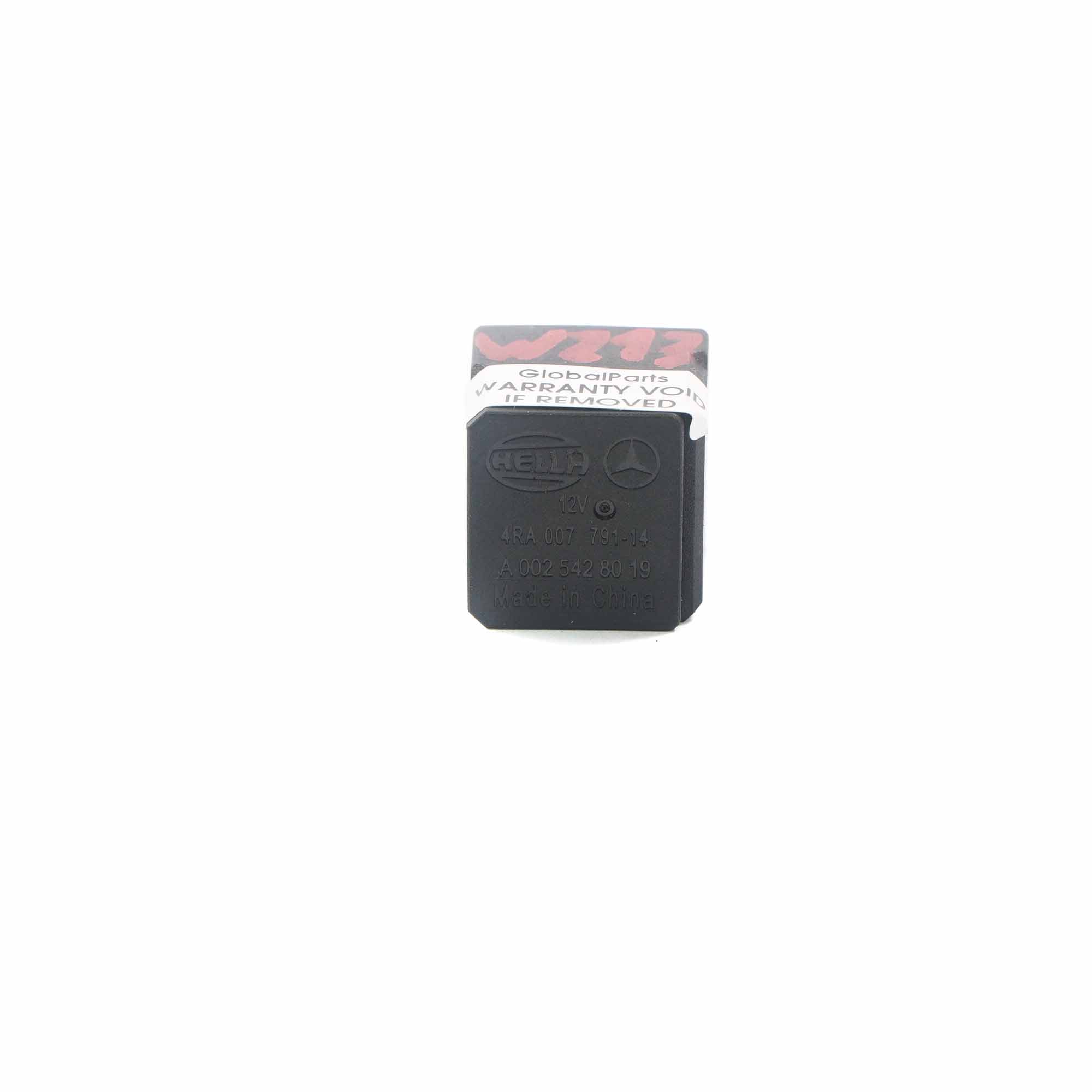 Mercedes W213 Stromrelais 4 Pin 12V Hella A0009828223